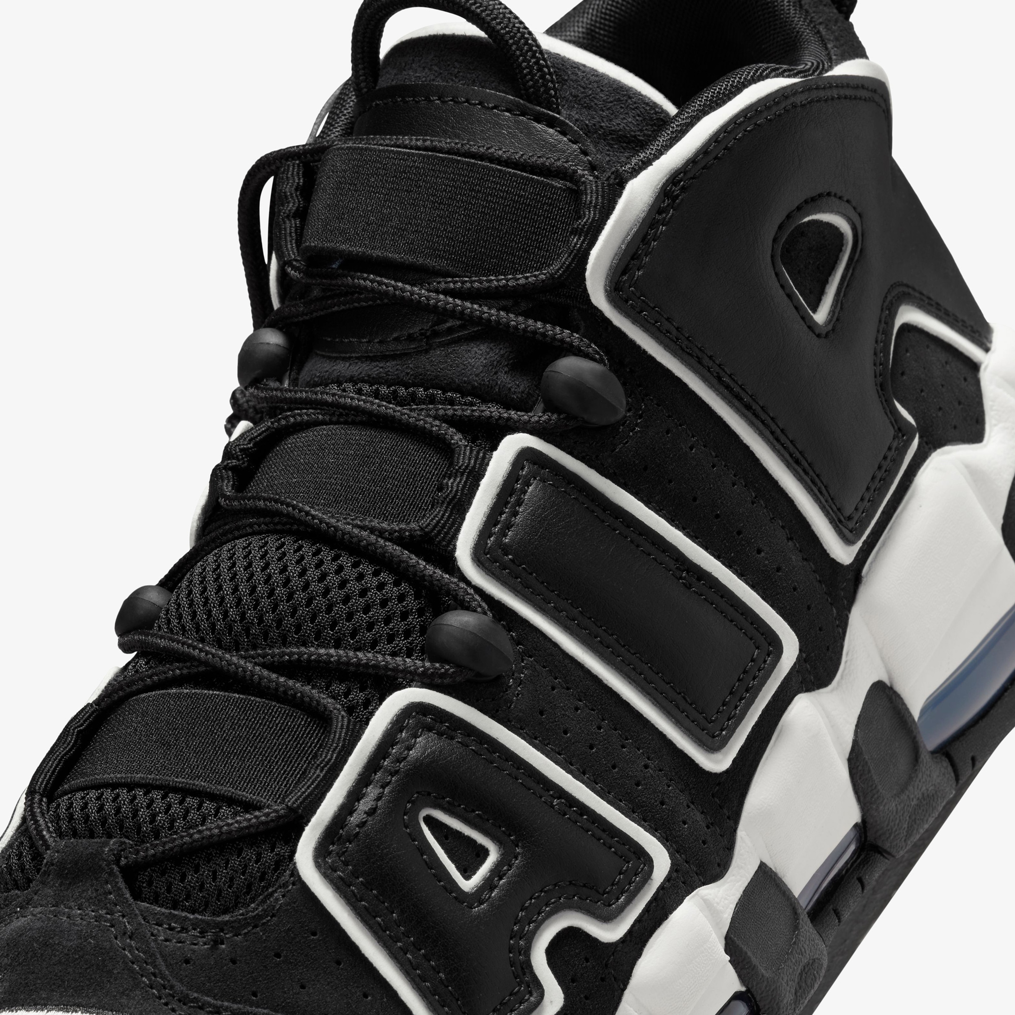 Nike Air More Uptempo 96 Sportswear Erkek Siyah Spor Ayakkabı