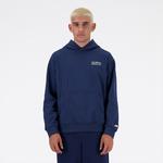 New Balance Athletics Embroidered Relaxed Lacivert Erkek Hoodie