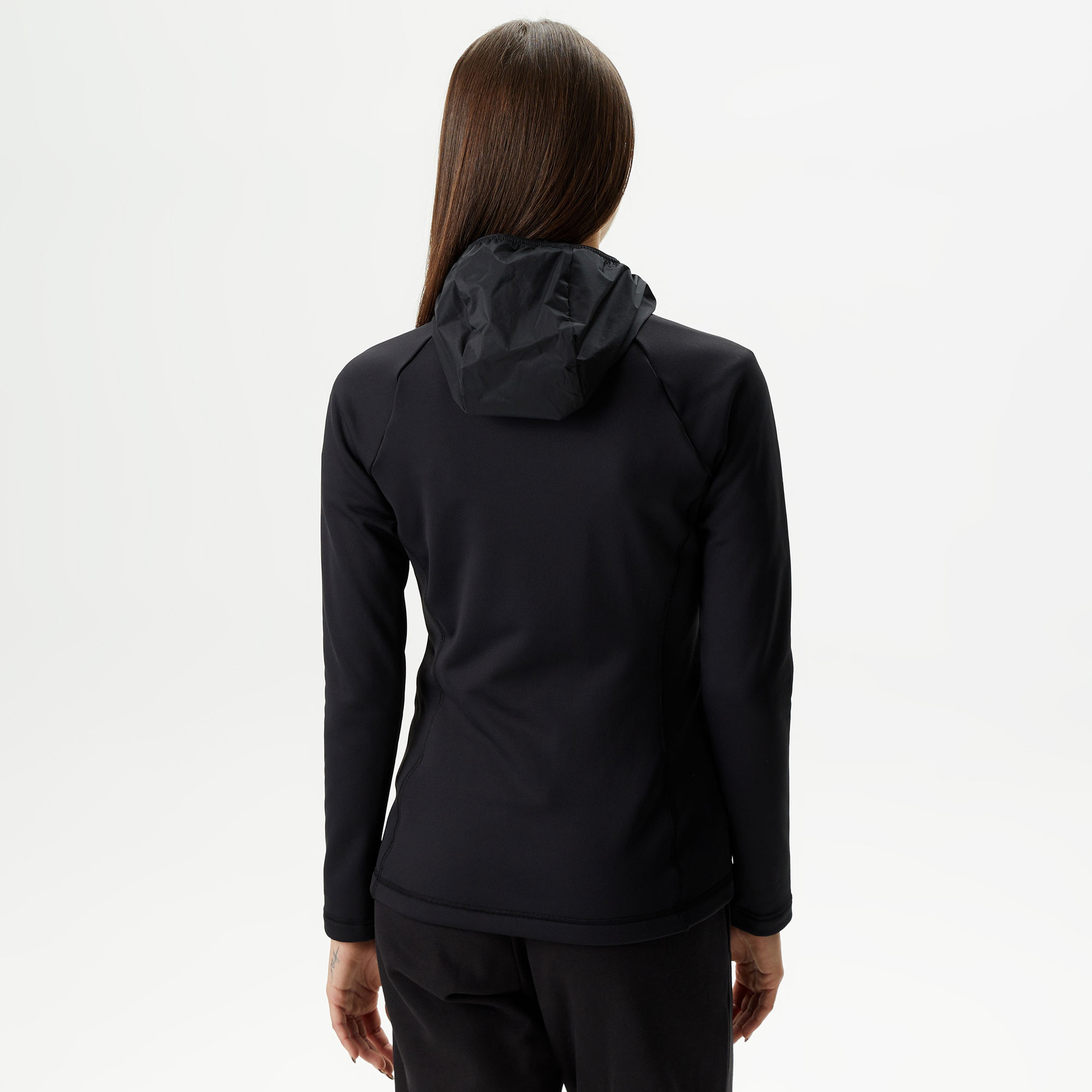 Jack Wolfskin Tasman Down Hybrid Kadın Siyah Mont