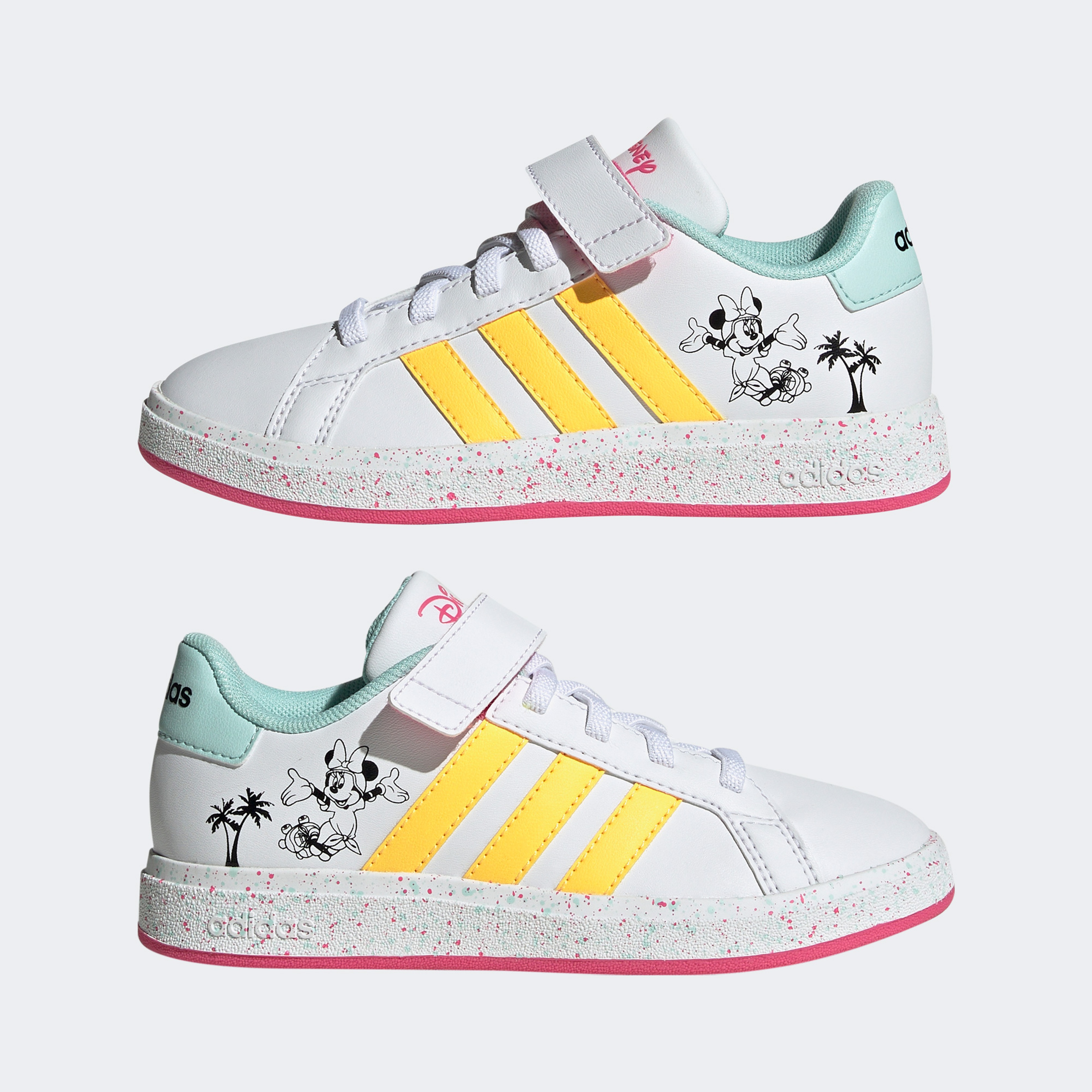 adidas Sportswear Grand Court Minnie El Çocuk Beyaz Spor Ayakkabı