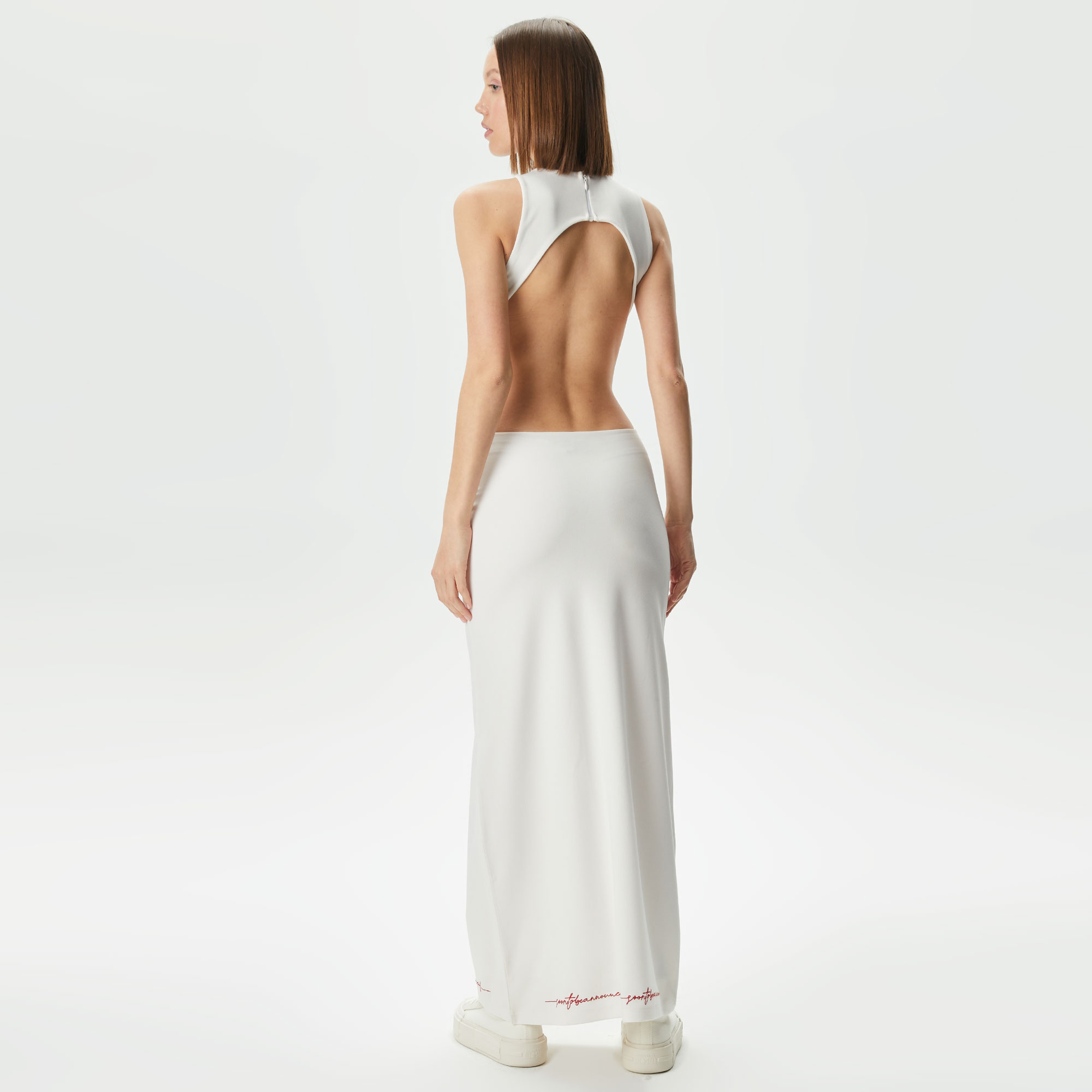 Soon To Be Announced Sportswear Kadın Beyaz Elbise