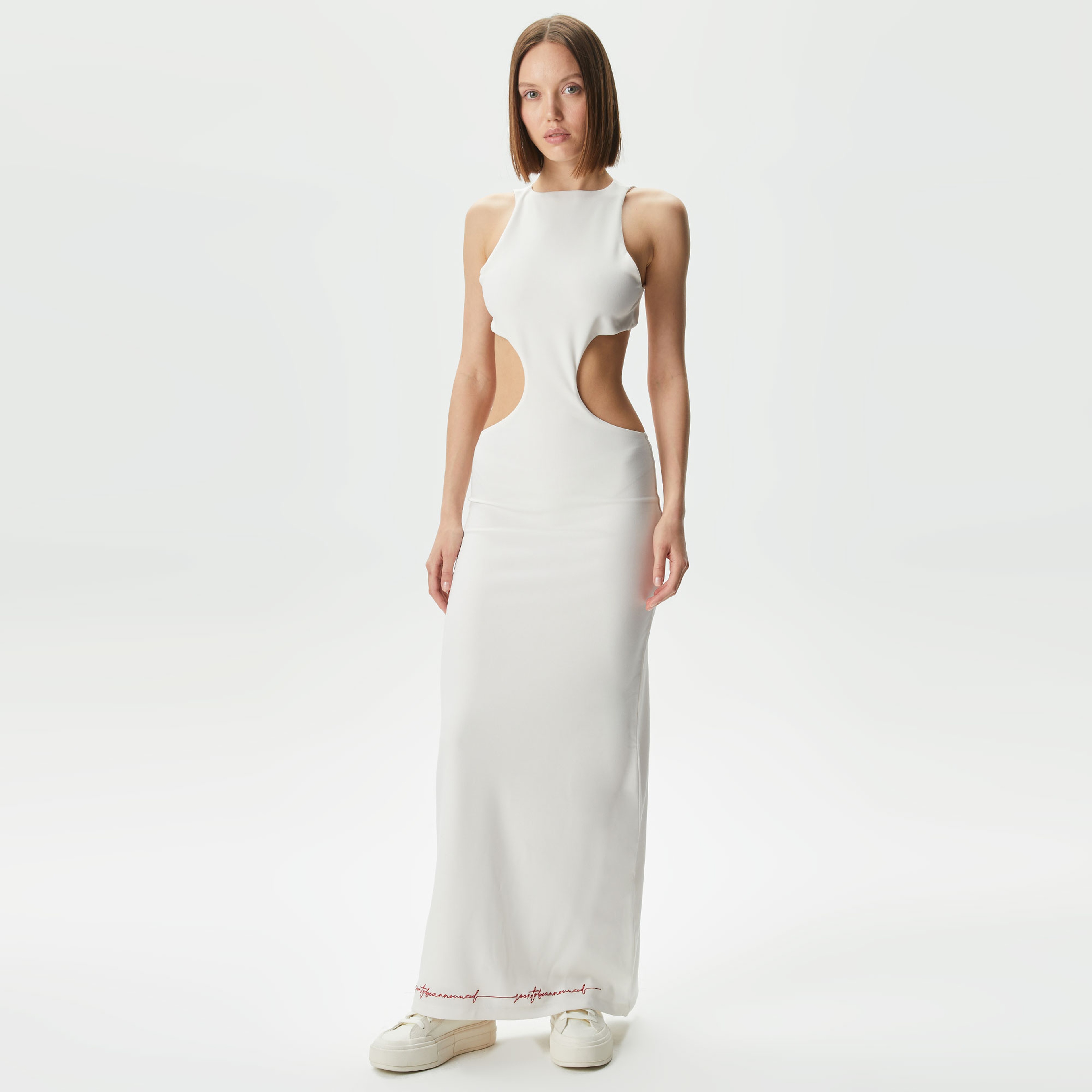 Soon To Be Announced Sportswear Kadın Beyaz Elbise