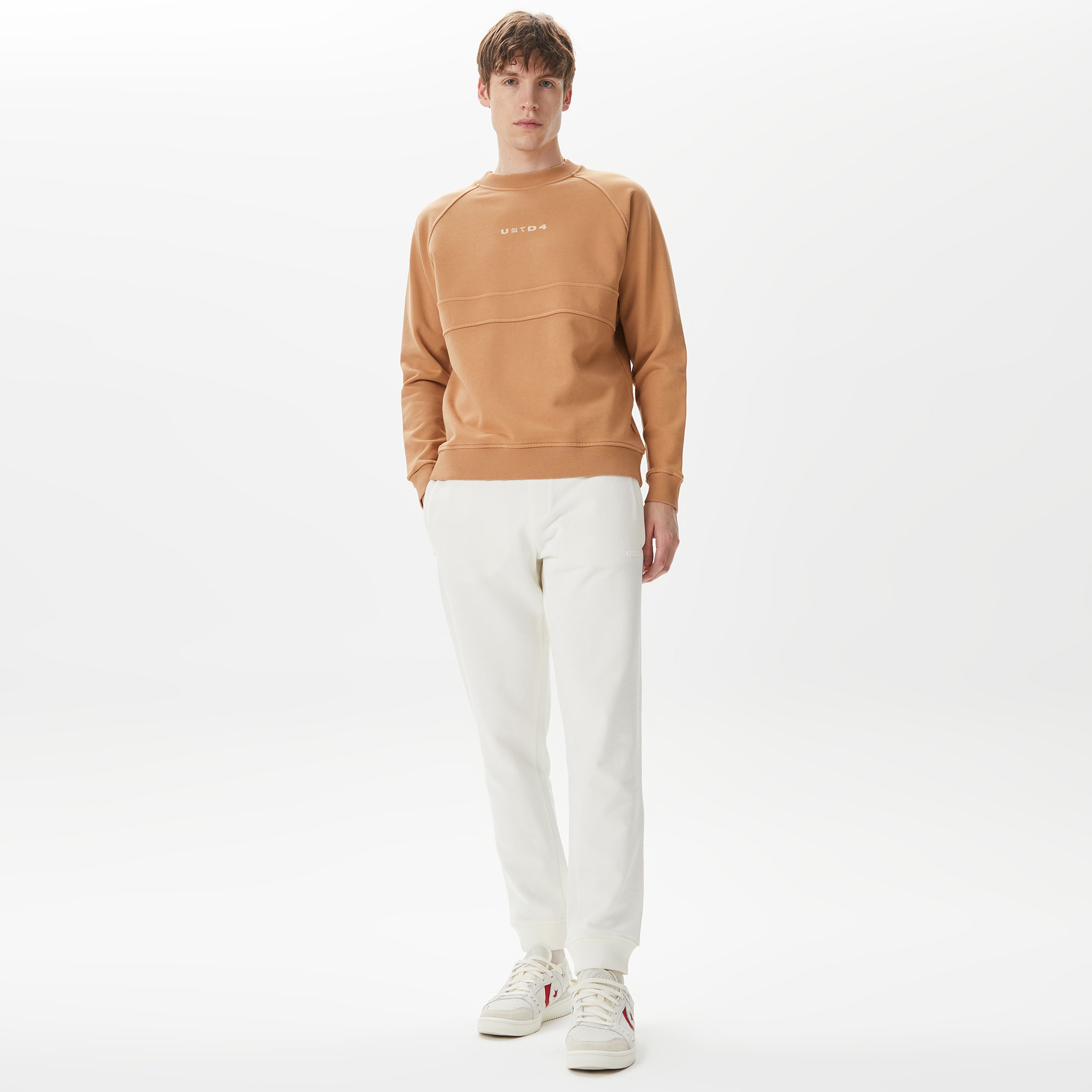 UNITED4 Erkek Kahverengi Sweatshirt