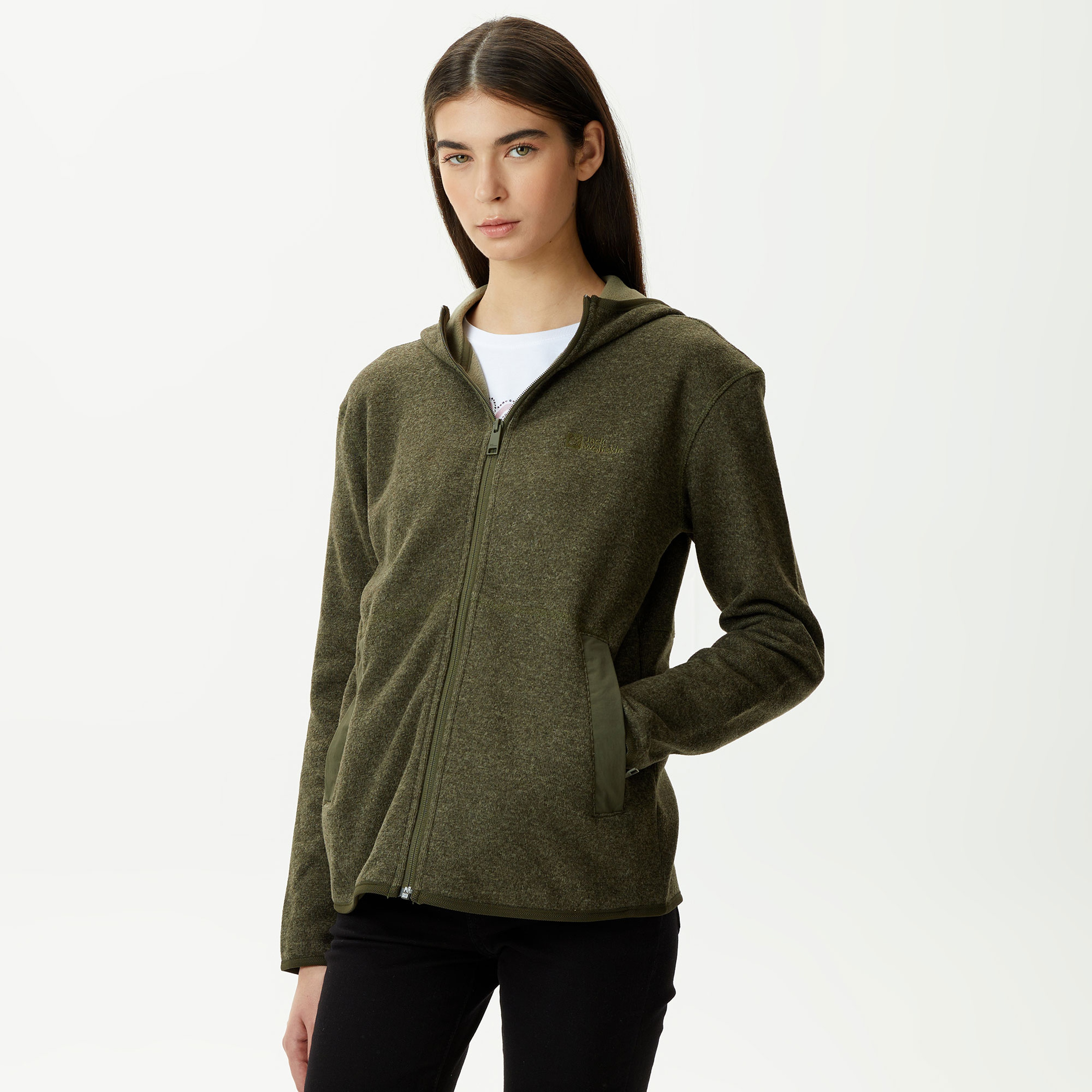 Jack Wolfskin Tannenspur Kadın Haki Mont