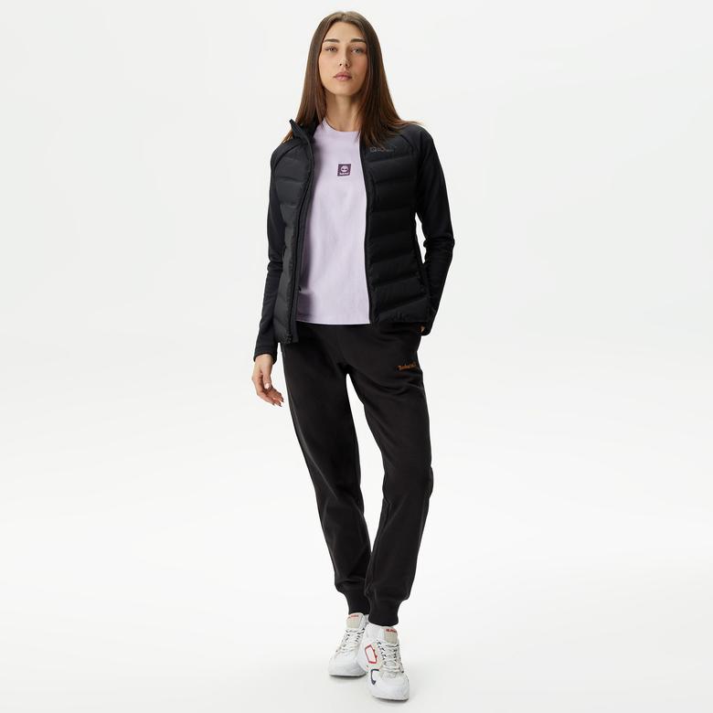 Jack Wolfskin Tasman Down Hybrid Kadın Siyah Mont