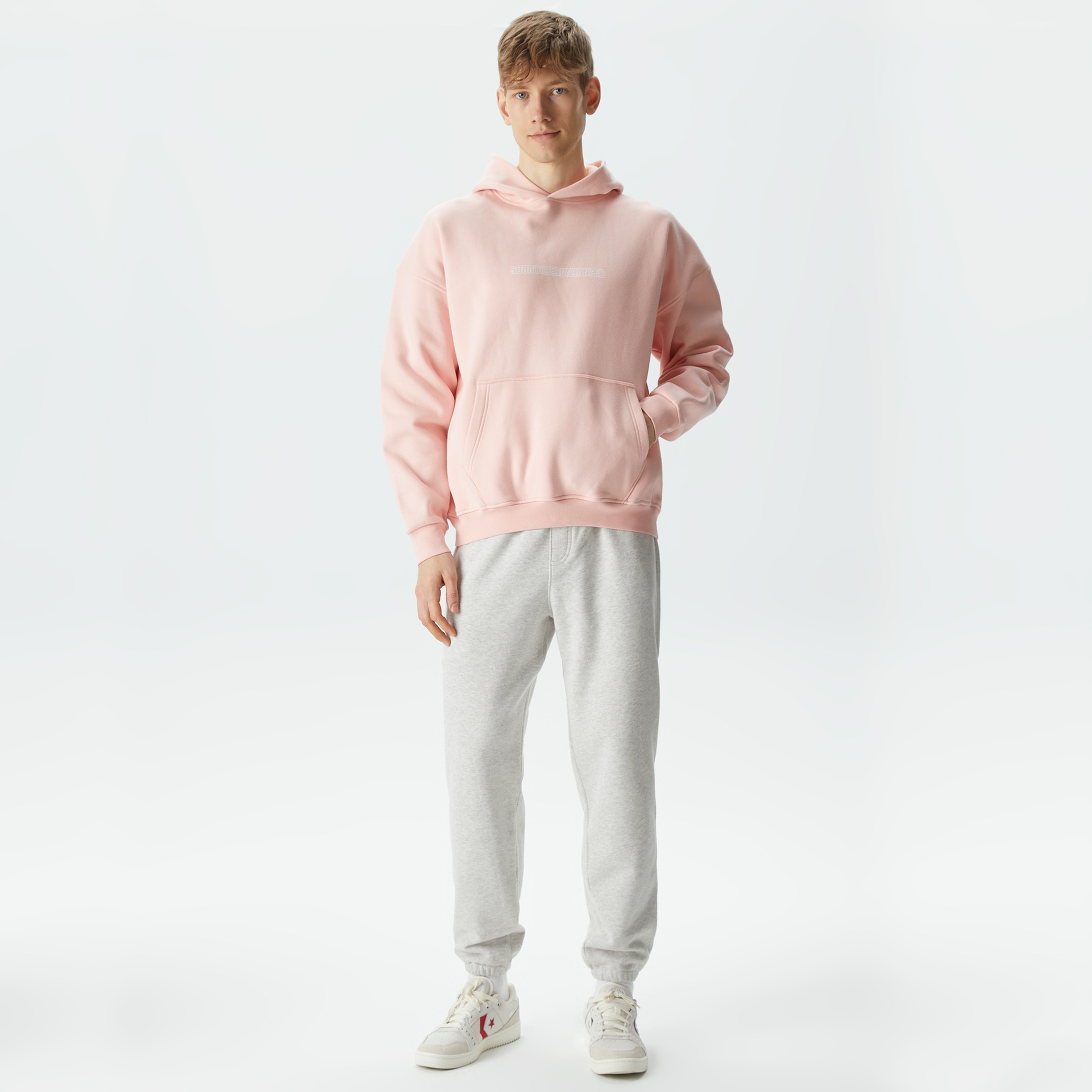 Soon To Be Announced Heavyweight Unisex Pembe Hoodie