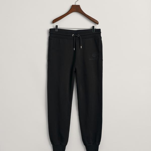 GANT Erkek Siyah Regular Fit Eşofman Altı