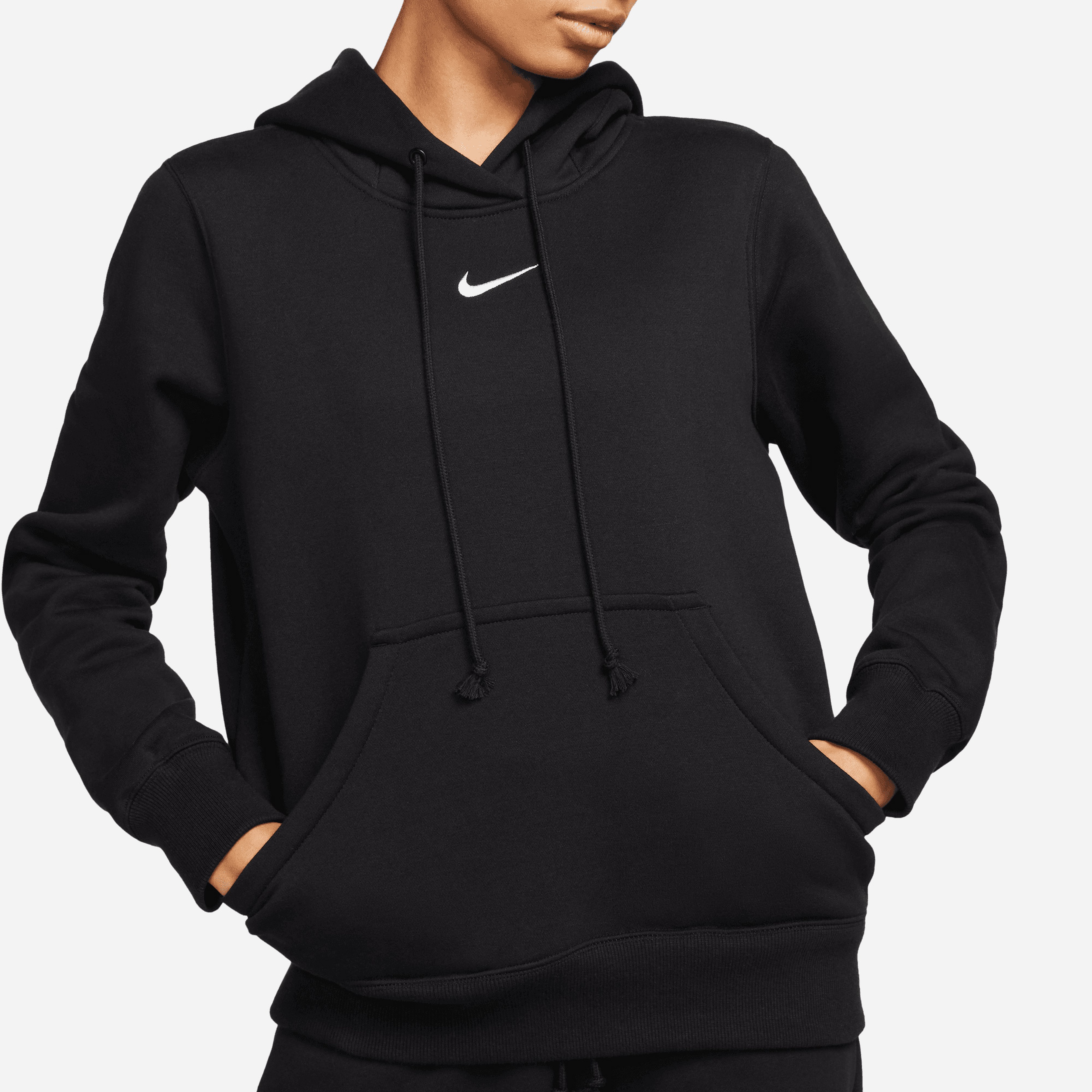 Nike Sportswear Phoenix Fleece Kadın Siyah Günlük Sweatshirt