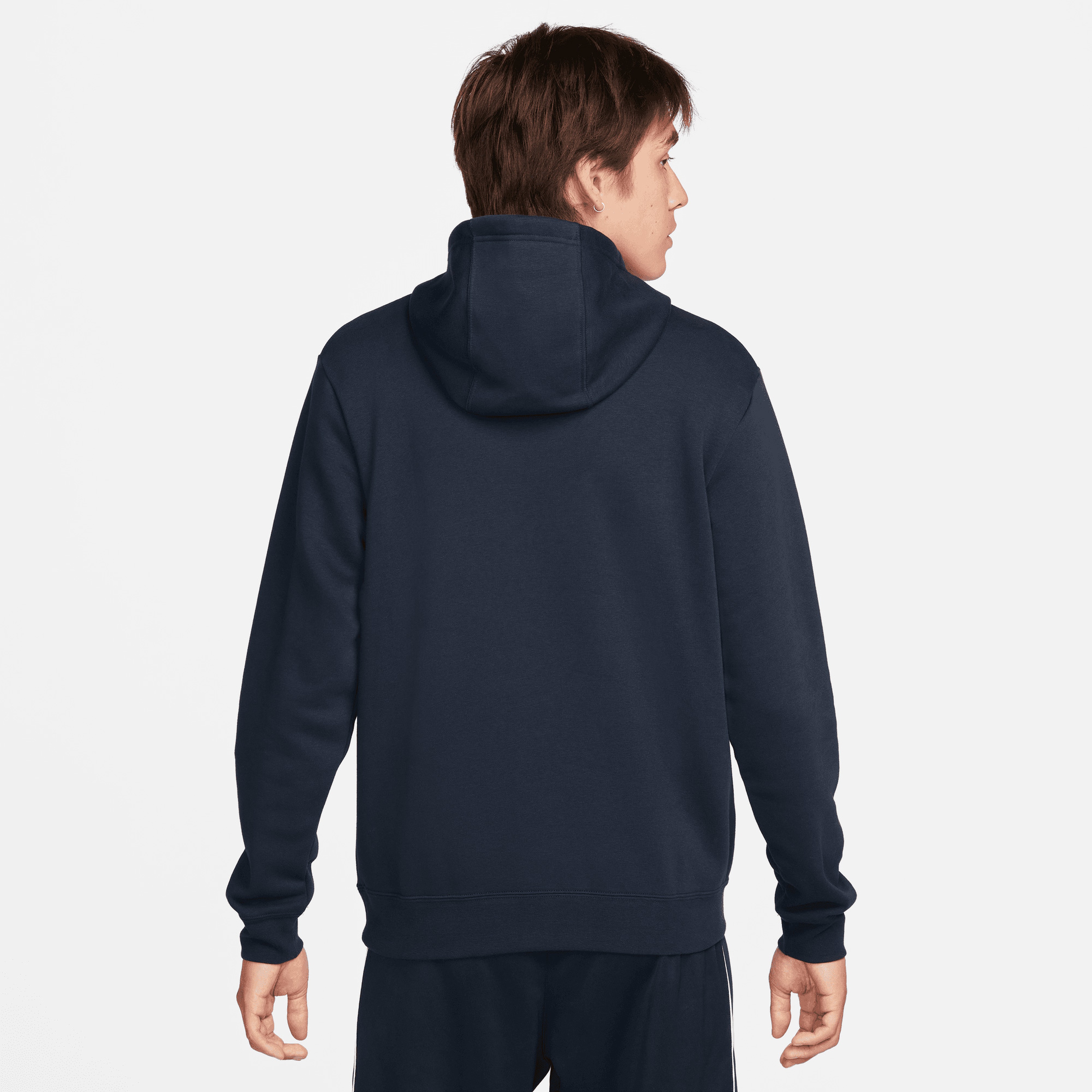 Nike Fleece Erkek Lacivert Kapüşonlu Sweatshirt