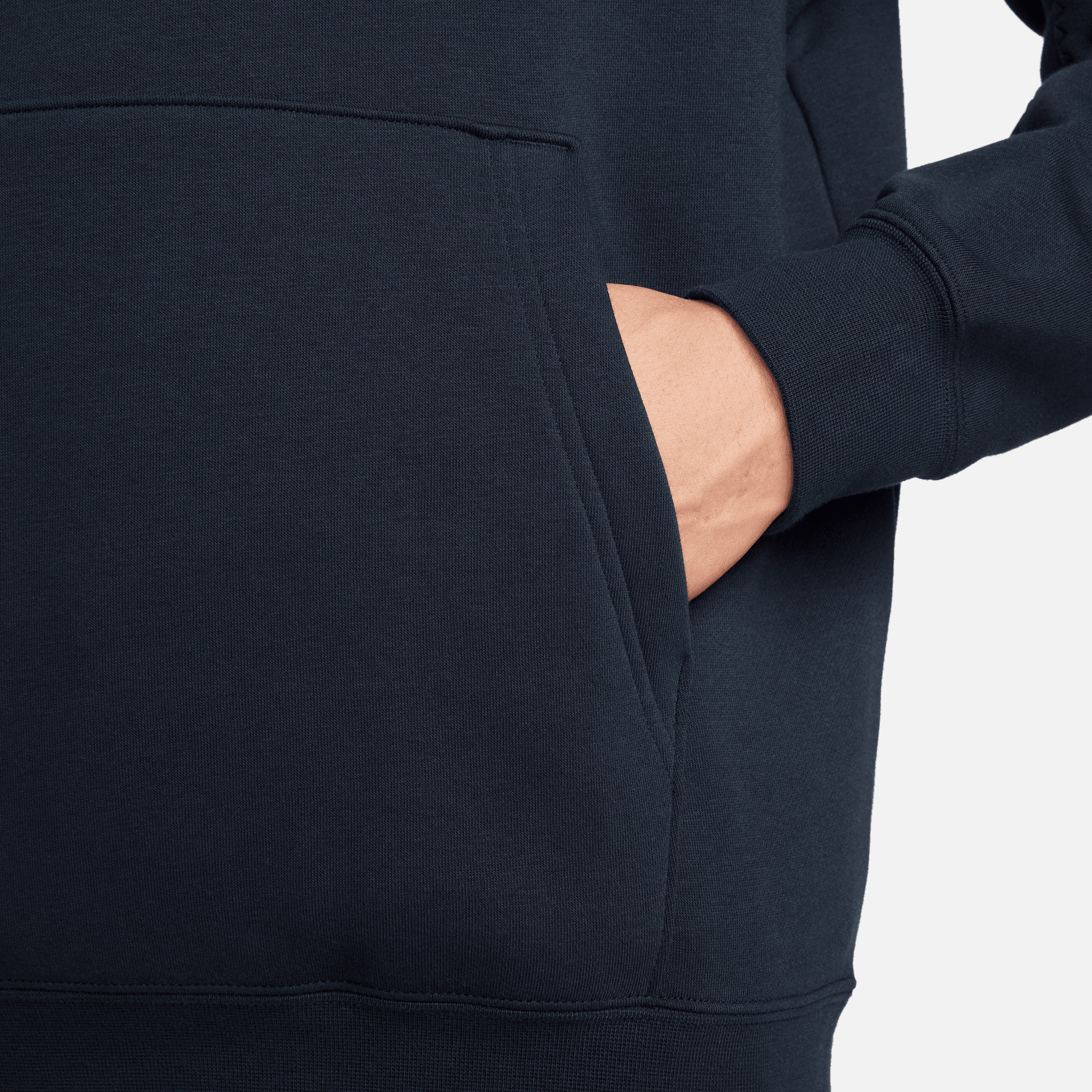 Nike Fleece Erkek Lacivert Kapüşonlu Sweatshirt