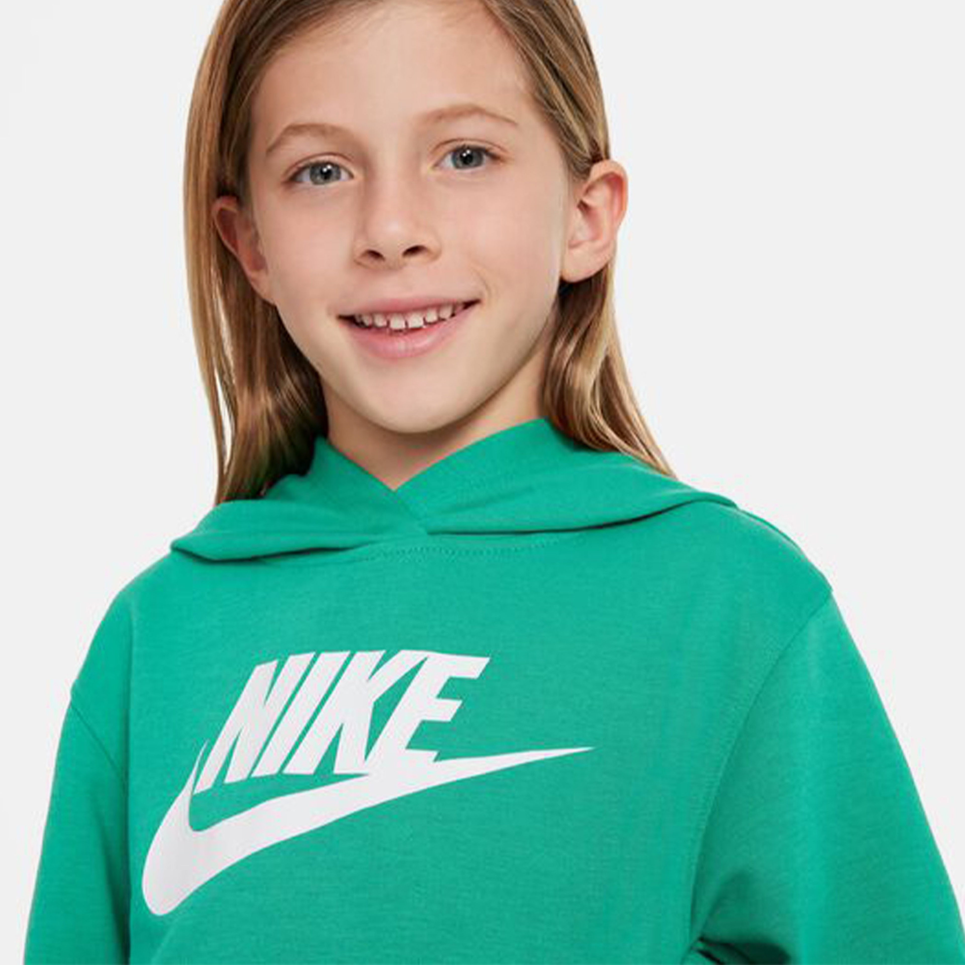 Nike Nkn N Nsw Club Ft Hbr Po Çocuk Yeşil Günlük Sweatshirt