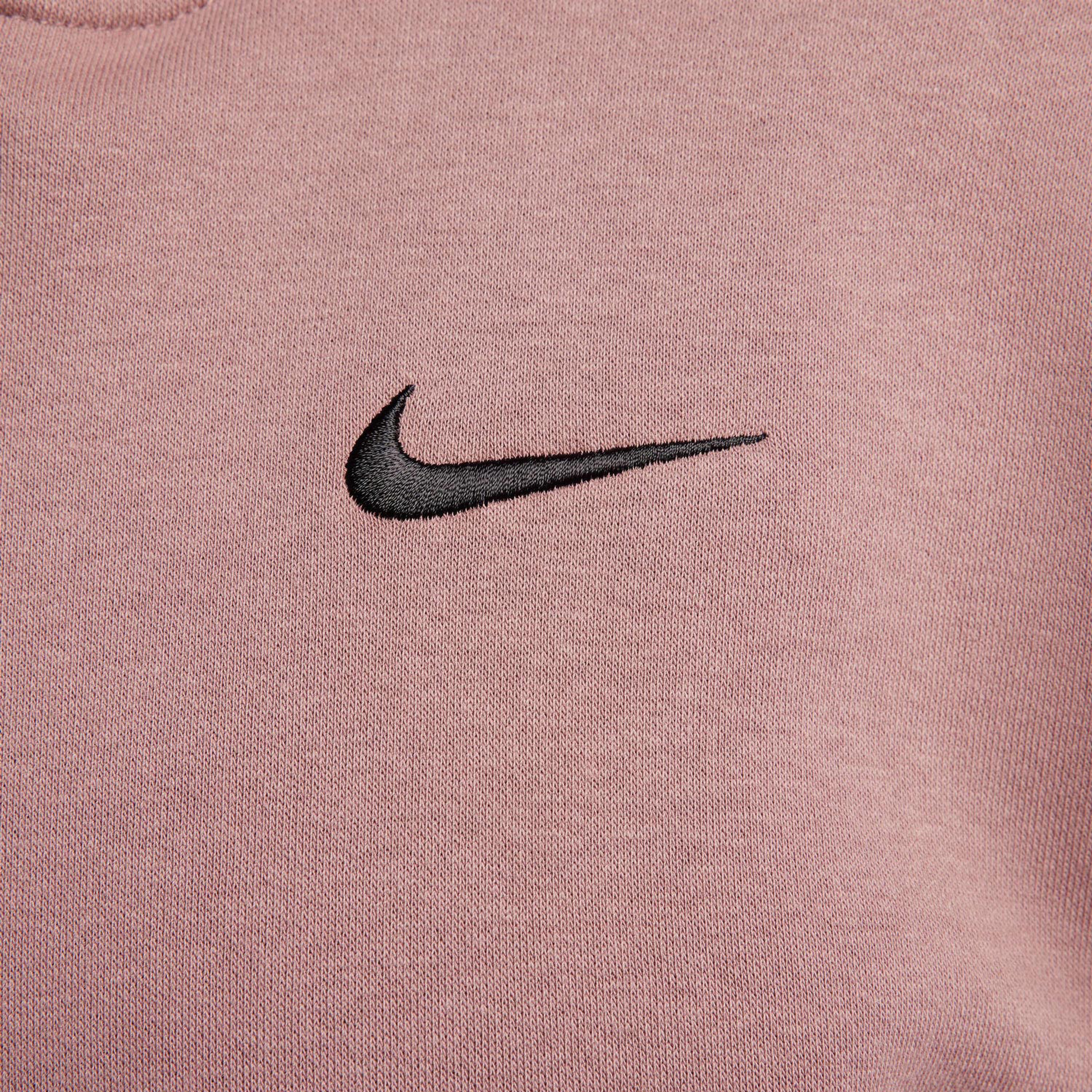 Nike Sportswear Phoenix Fleece Kadın Mor Günlük Eşofman Üstü
