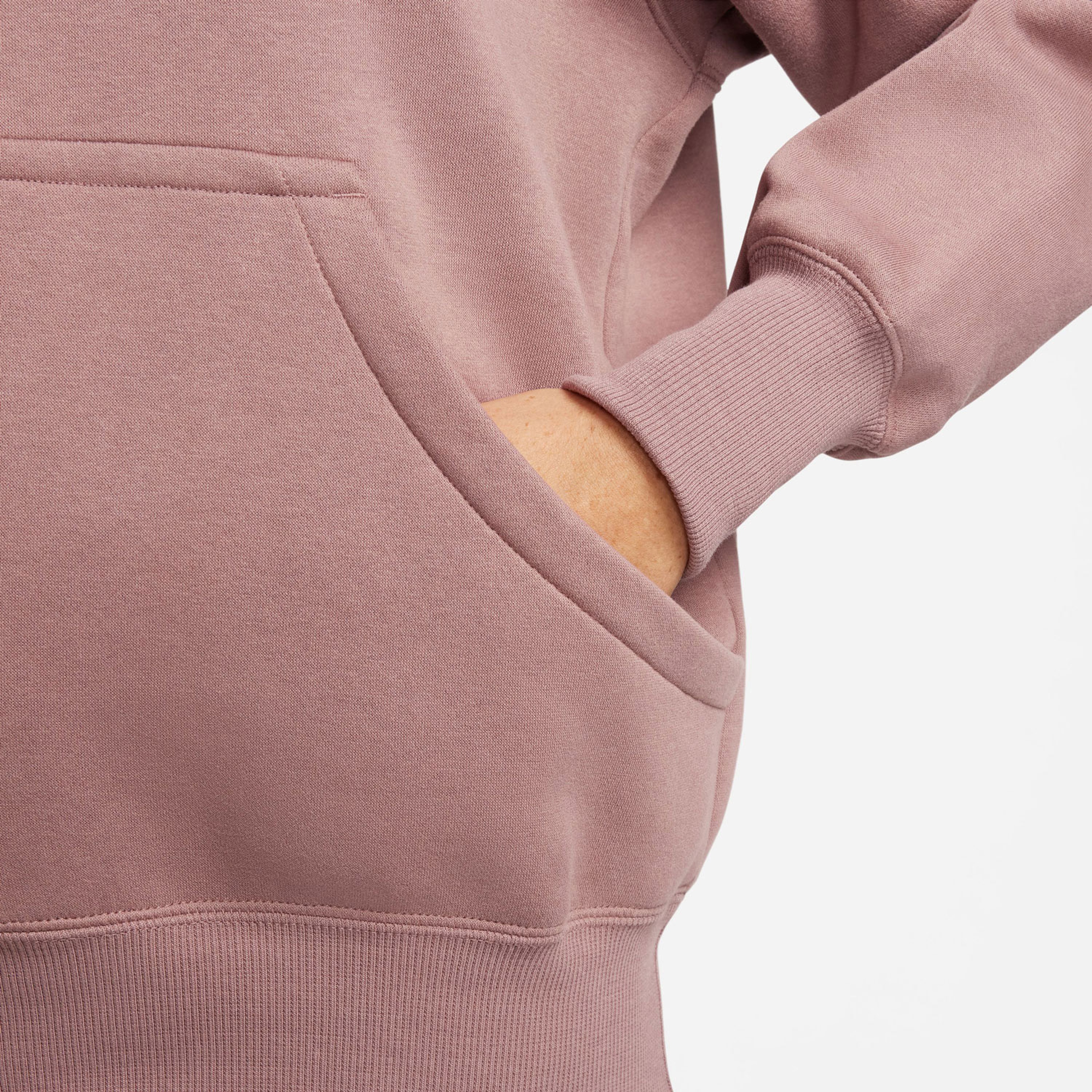 Nike Sportswear Phoenix Fleece Kadın Mor Günlük Eşofman Üstü