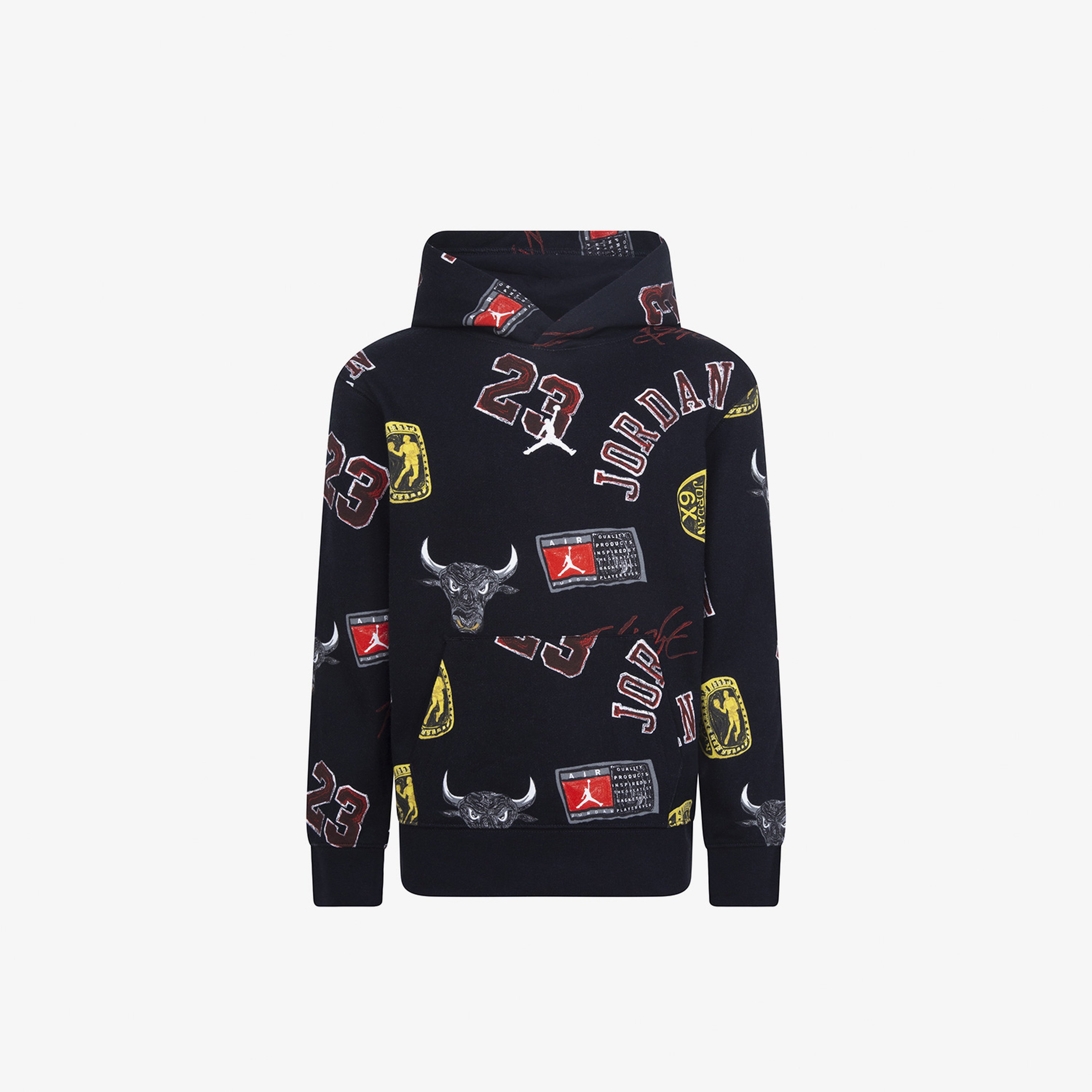Jordan Essentials All-Over Printed Çocuk Siyah Sweatshirt
