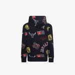 Jordan Essentials All-Over Printed Çocuk Siyah Sweatshirt
