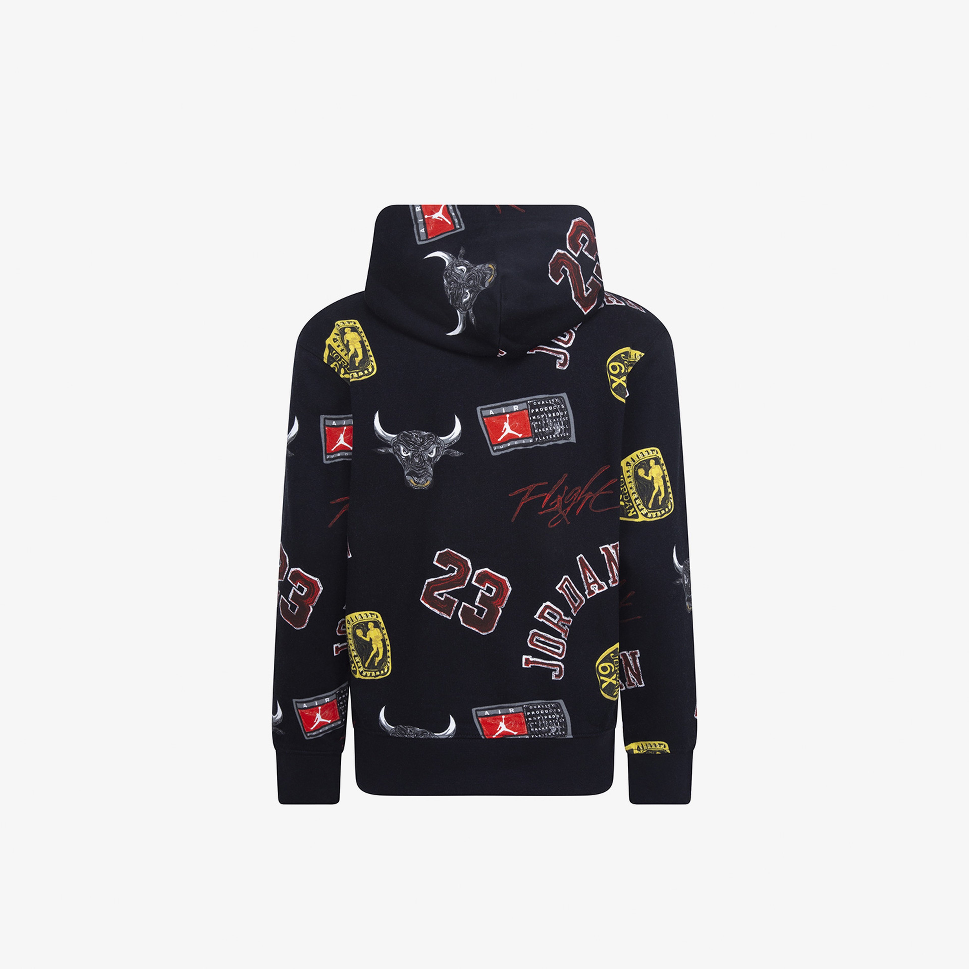 Jordan Essentials All-Over Printed Çocuk Siyah Sweatshirt