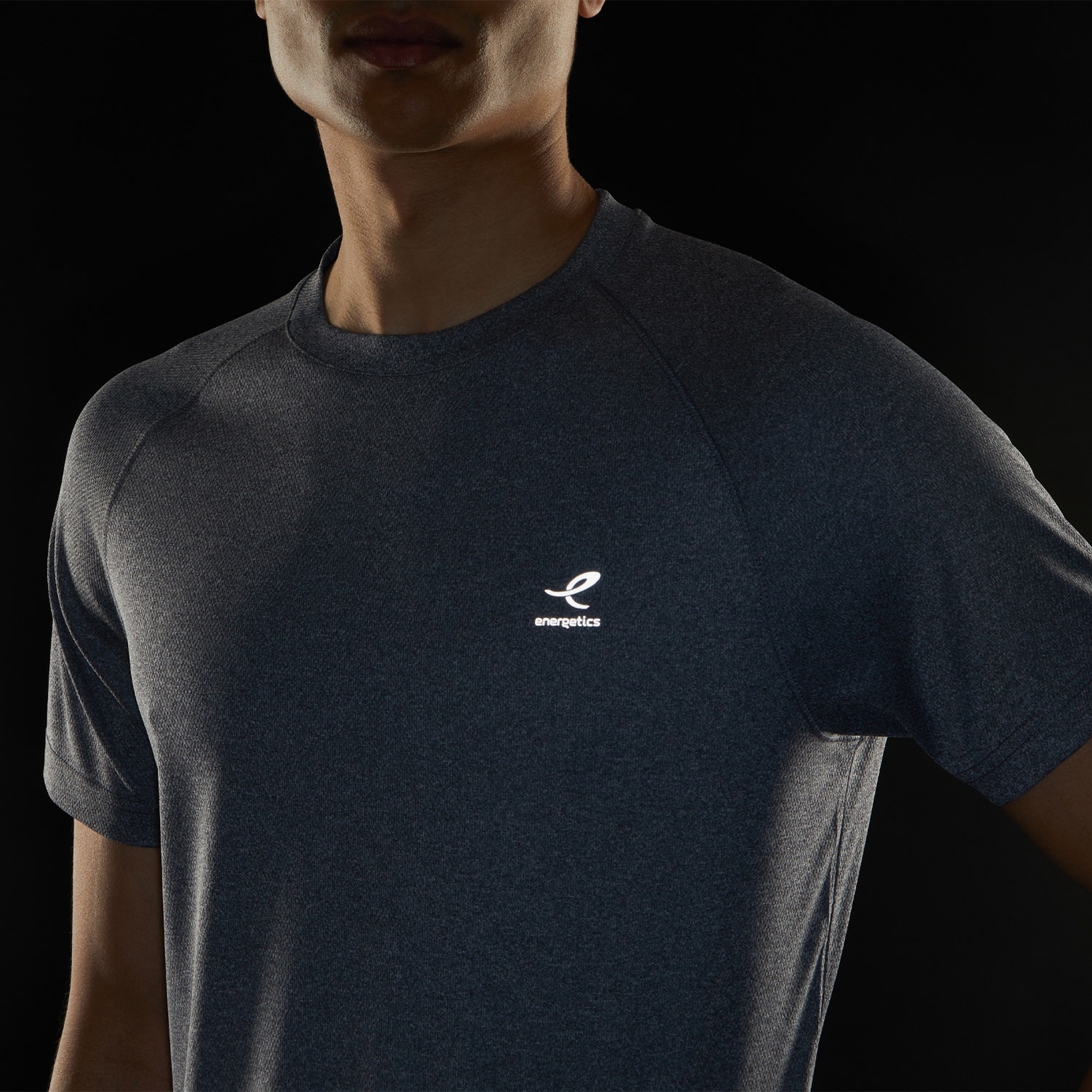 Energetics Erkek Gri Koşu T-Shirt