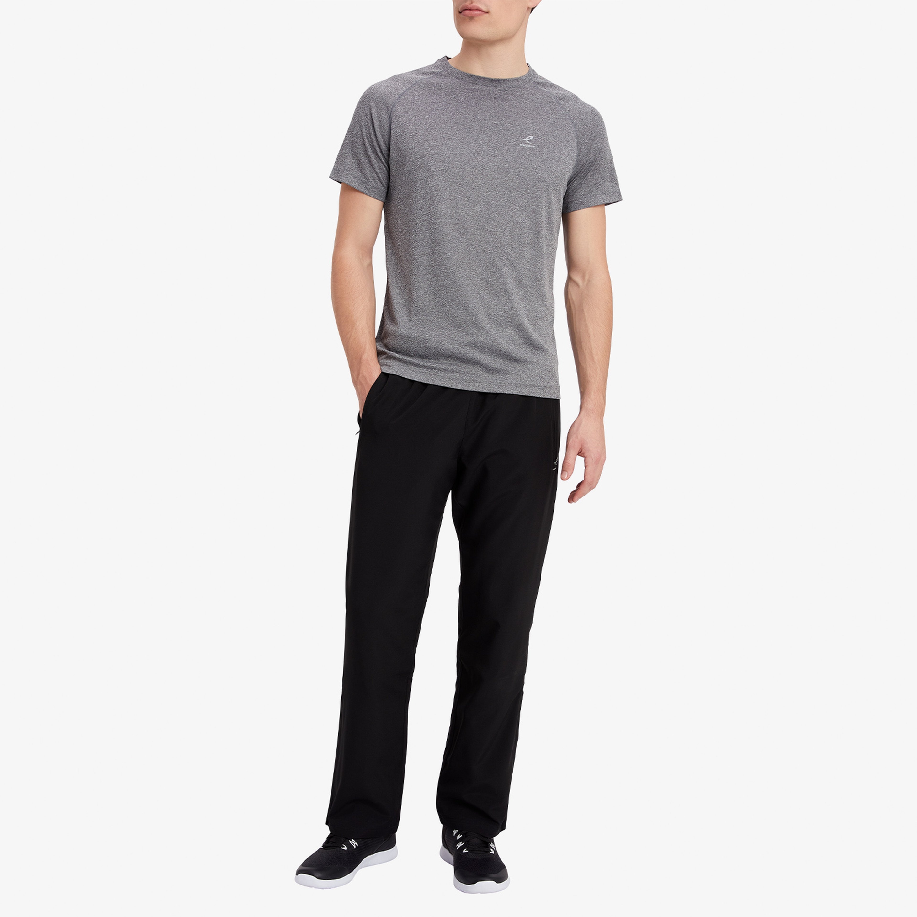 Energetics Erkek Gri Koşu T-Shirt