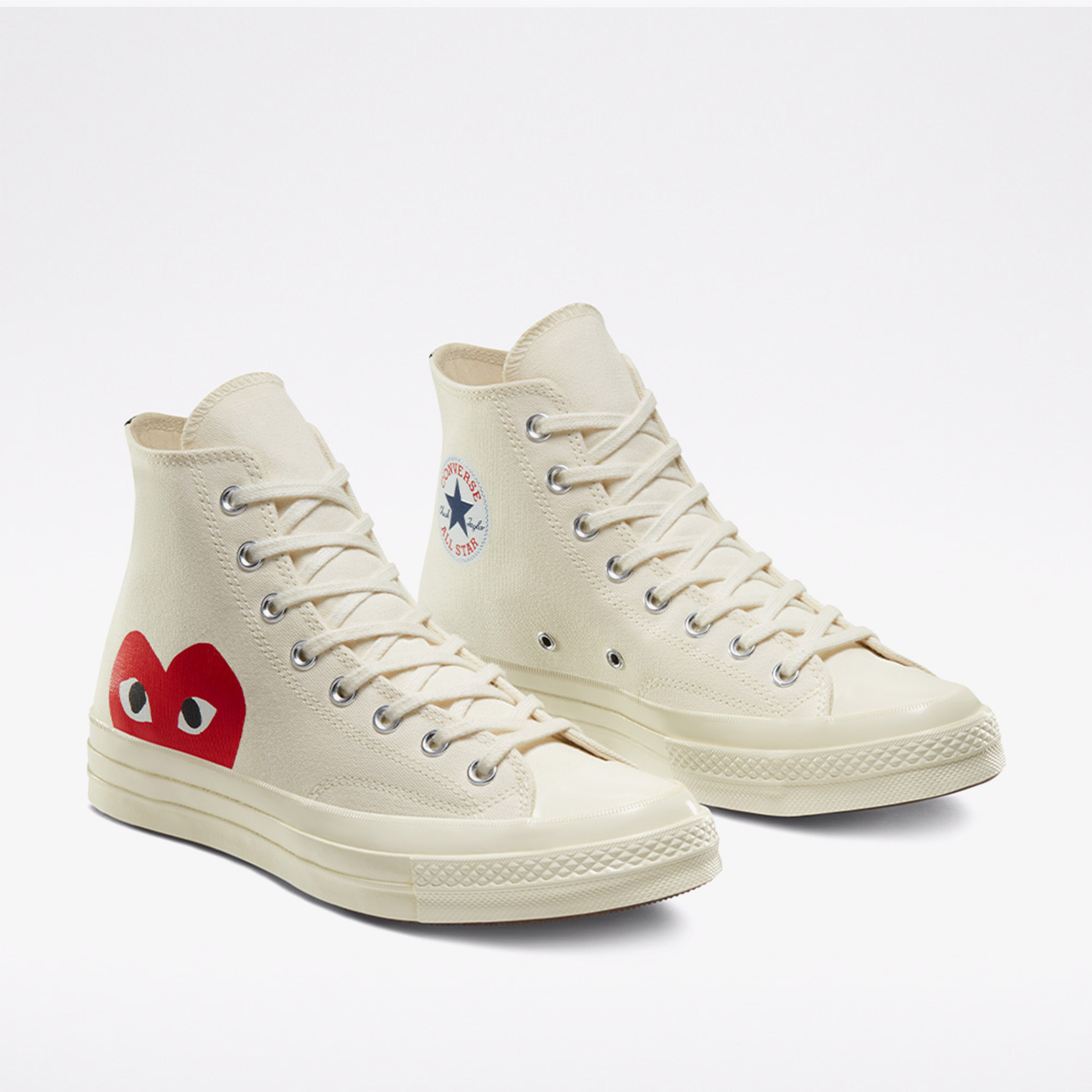 Converse X Comme Des Garçons Play Chuck 70 Unisex Beyaz Sneaker