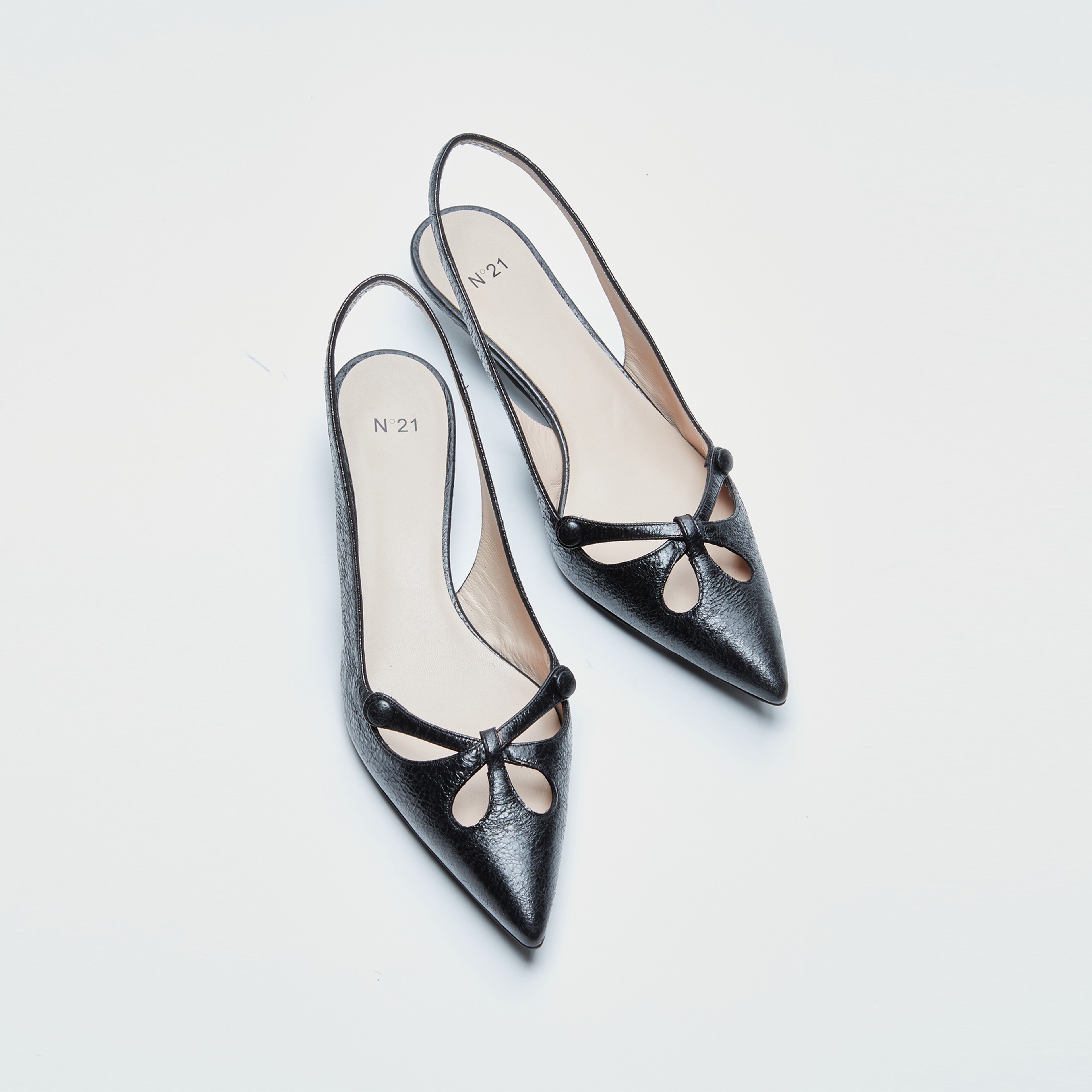 No21 Kadın Siyah Ayakkabı