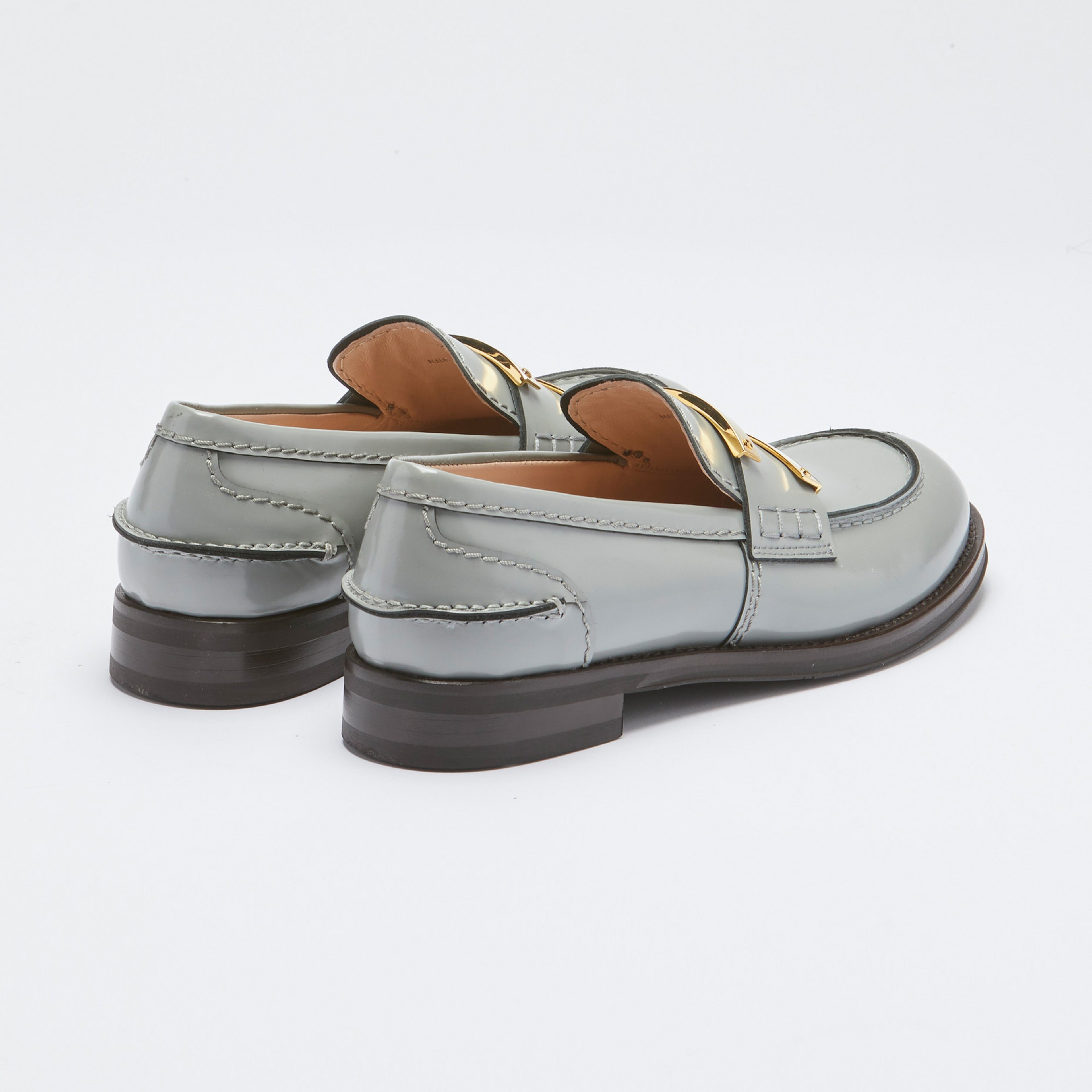 No. 21 Kadın Gri Loafer