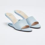 No. 21 Kadın Mavi Topuklu Terlik