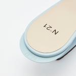 No. 21 Kadın Mavi Topuklu Terlik