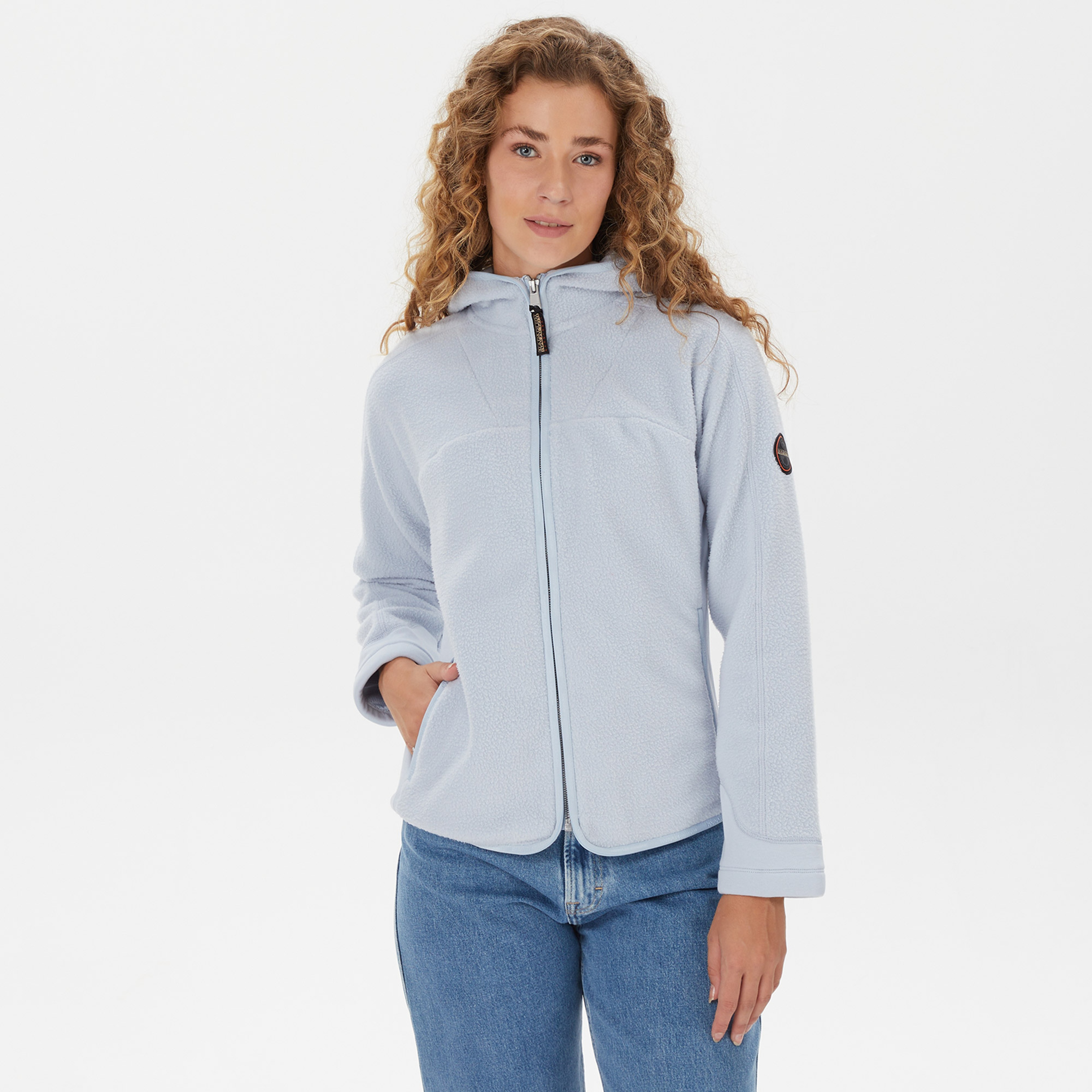 Napapijri Yupik 2.0 Kadın Mavi Polar Ceket