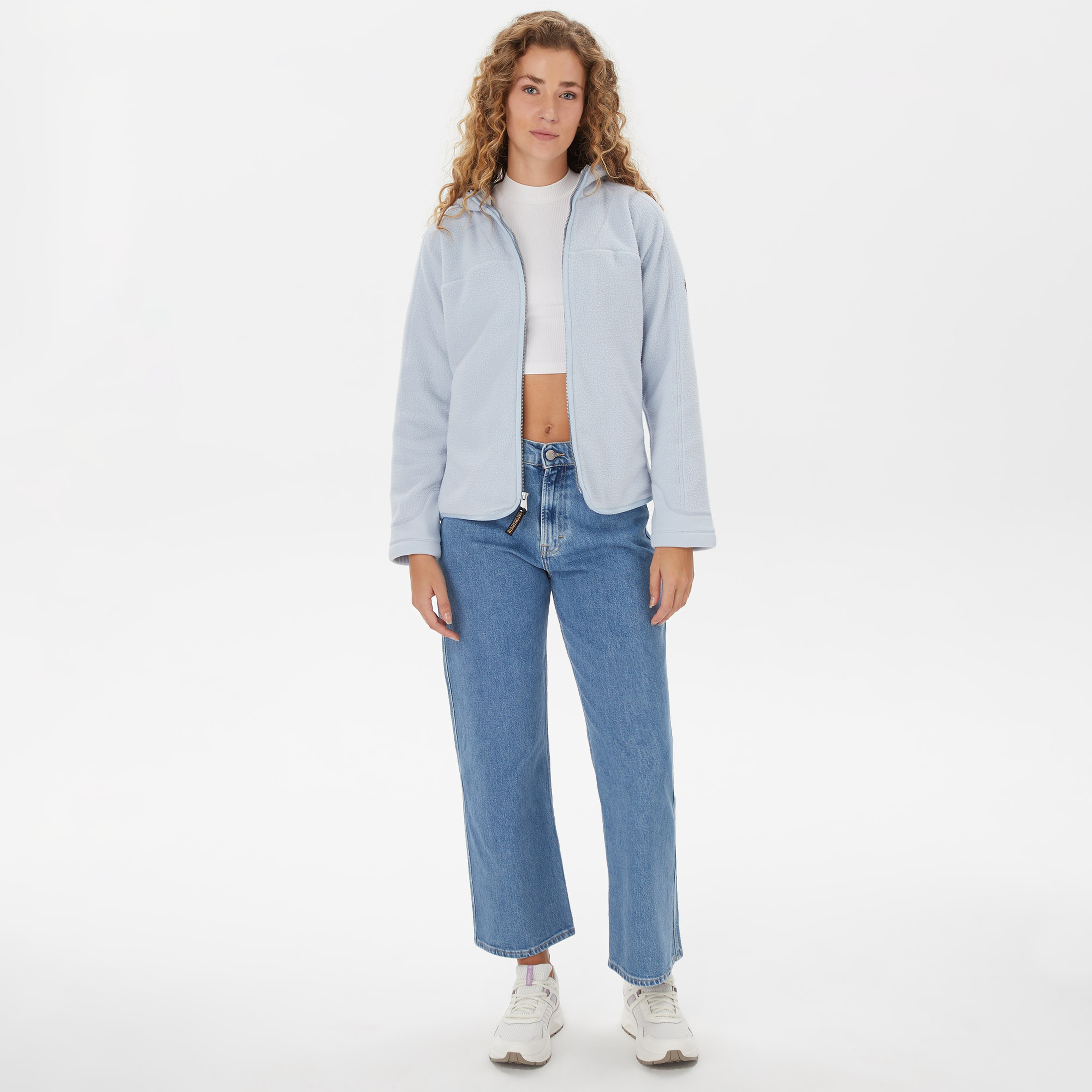 Napapijri Yupik 2.0 Kadın Mavi Polar Ceket