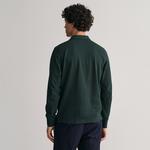 GANT Erkek Yeşil Regular Fit Uzun Kollu Polo