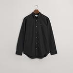 GANT Erkek Siyah Regular Fit Düğmeli Yaka Oxford Gömlek