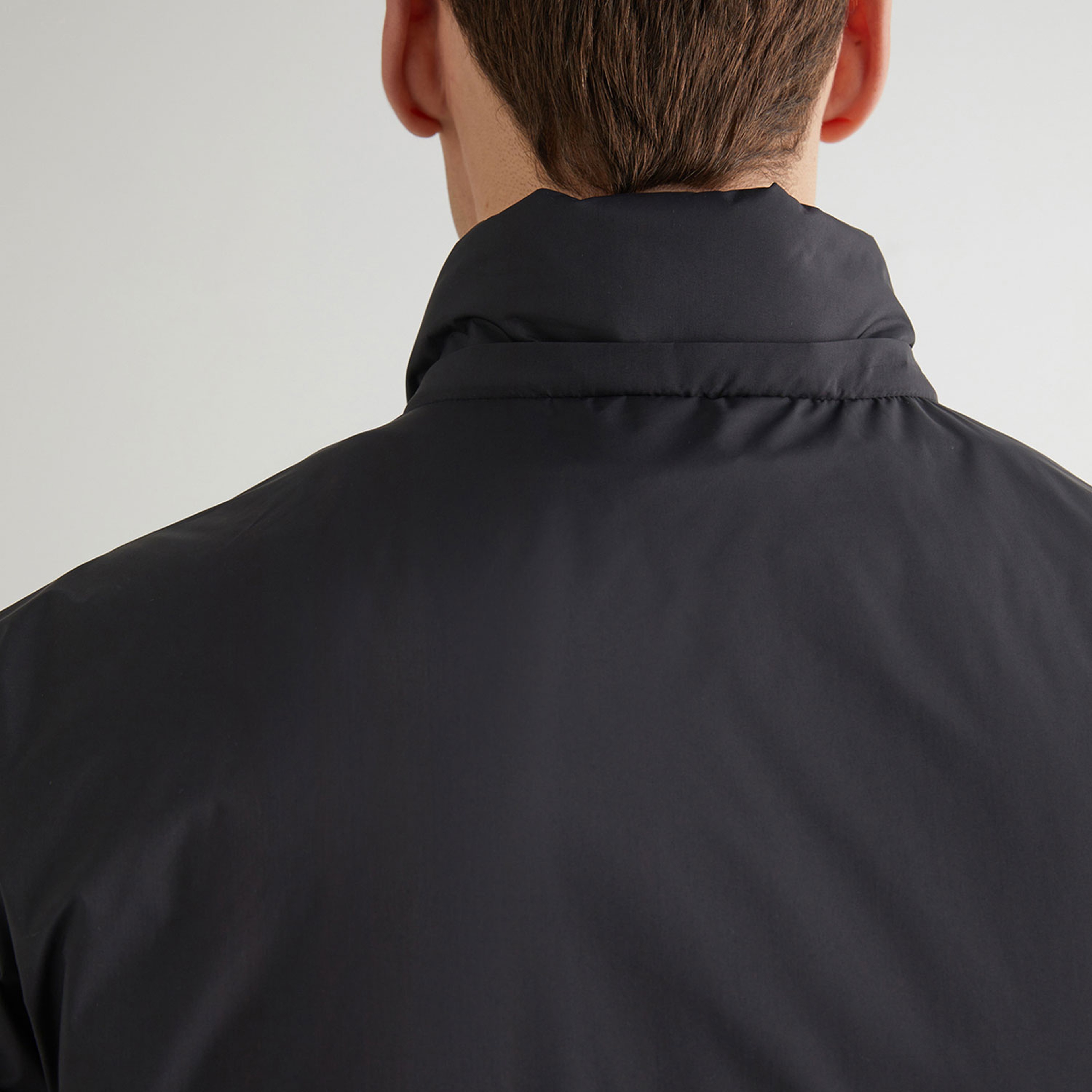 GANT Erkek Siyah Kapüşonlu Mont