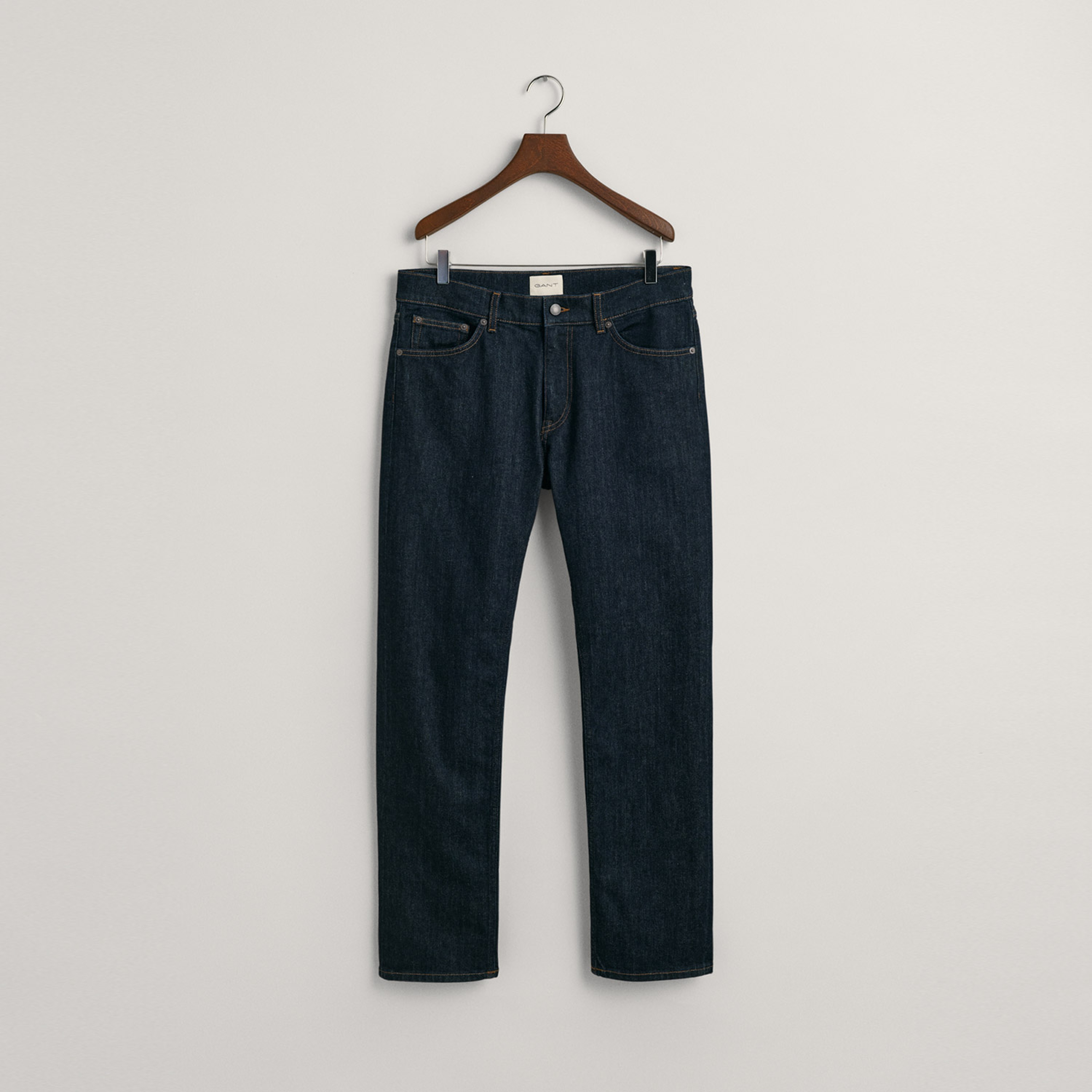 Gant Erkek Lacivert Regular Fit Jean Pantolon