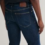 GANT Erkek Lacivert Extra Slim Fit Active Recover Jean