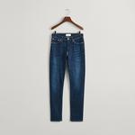 GANT Erkek Lacivert Extra Slim Fit Active Recover Jean