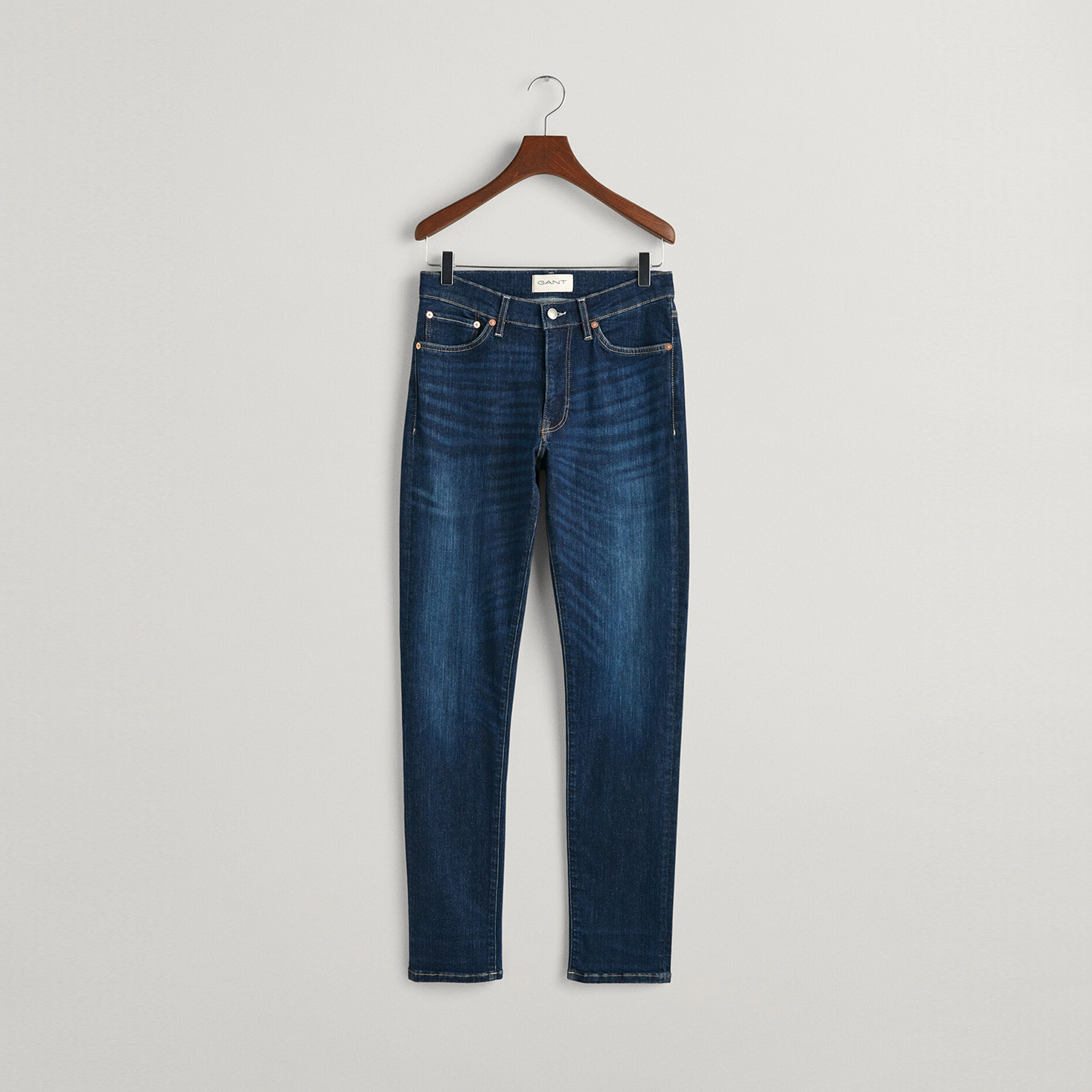 GANT Erkek Lacivert Extra Slim Fit Active Recover Jean