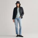 GANT Kadın Siyah Dik Yaka Kapitone Mont