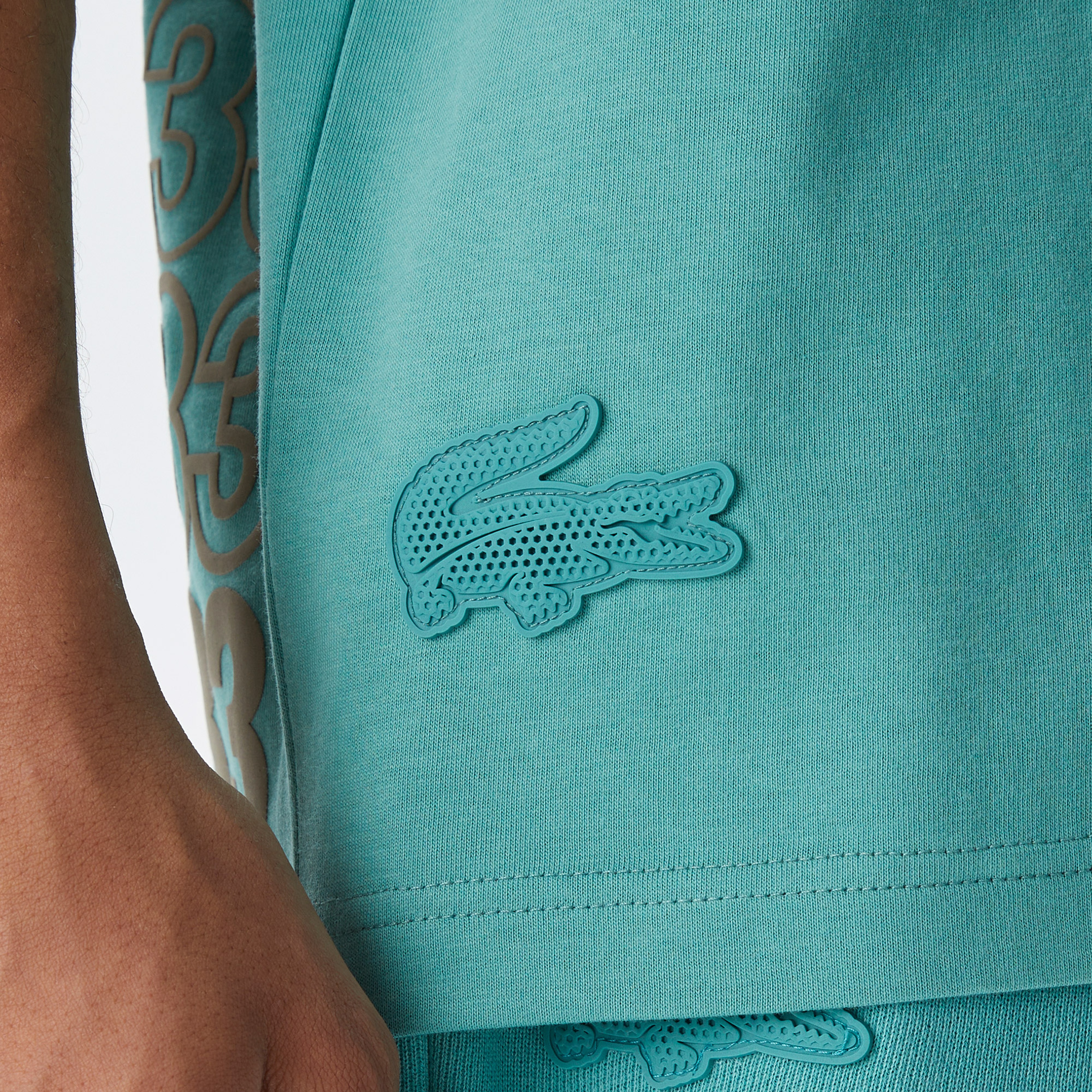 Lacoste House of SuperStep X Lacoste Erkek Yeşil T-Shirt