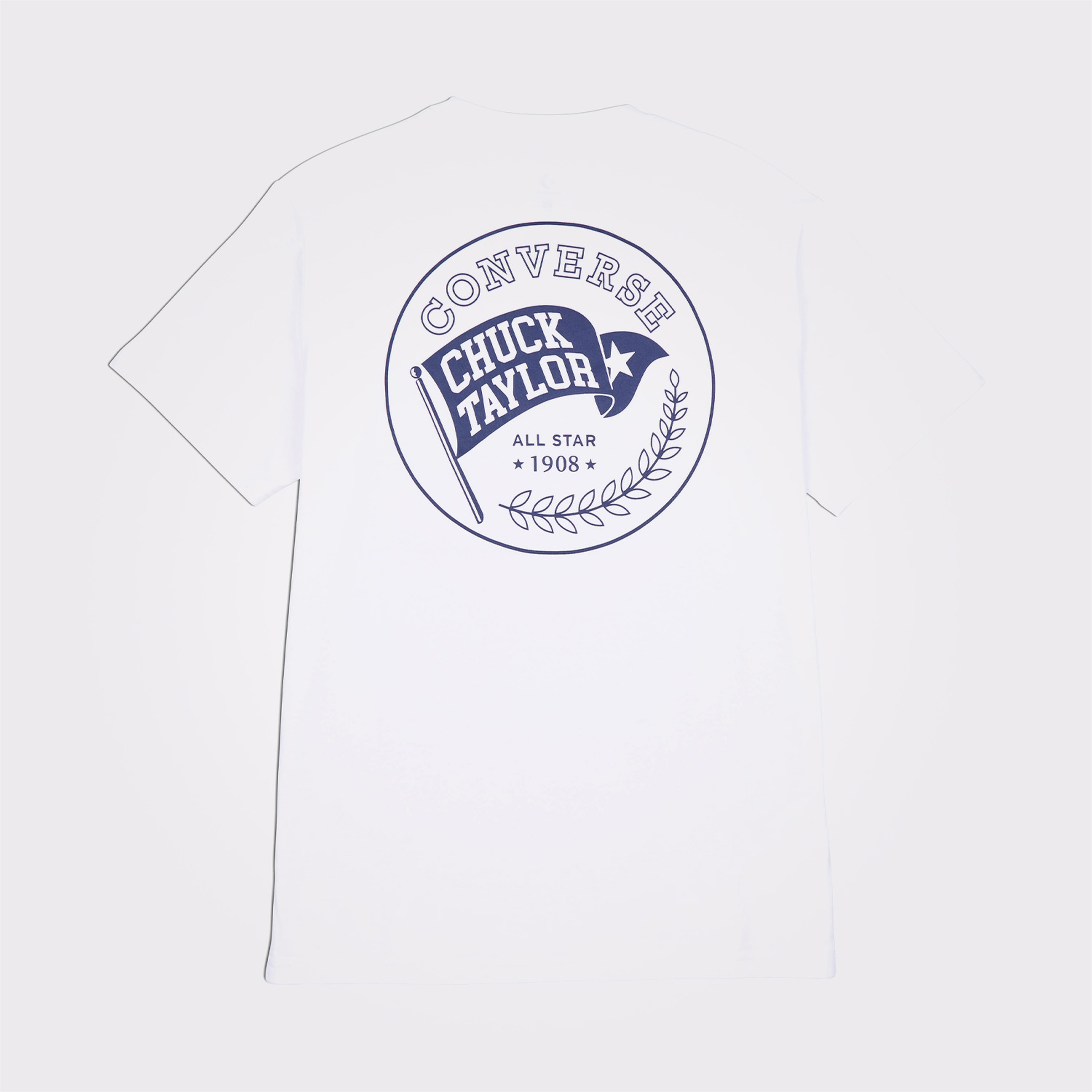 Converse Retro Flag Kadın Beyaz T-Shirt