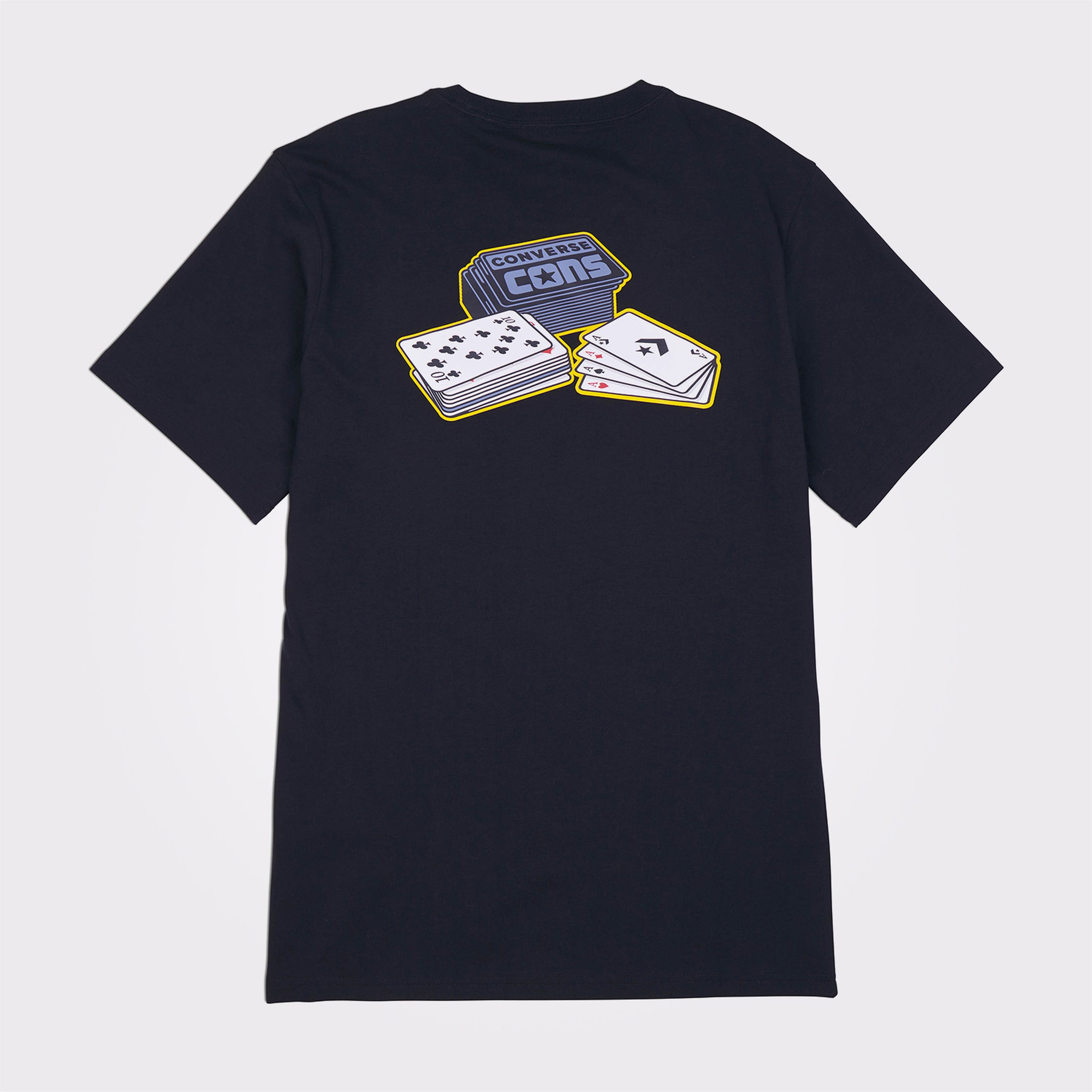 Converse Cons Card Skate Erkek Siyah T-Shirt