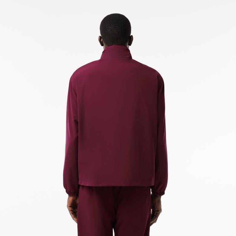 Erkek Kapüşonlu Bordo Ceket