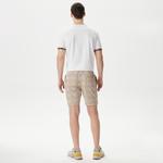 Nautica Erkek Bej Keten Bermuda