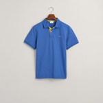 GANT Erkek Mavi Regular Fit Polo