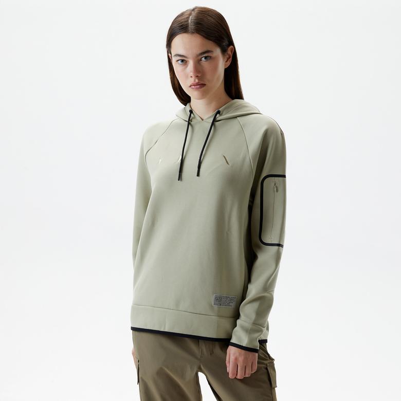 Born Amur Kadın Açık Yeşil Sweatshirt