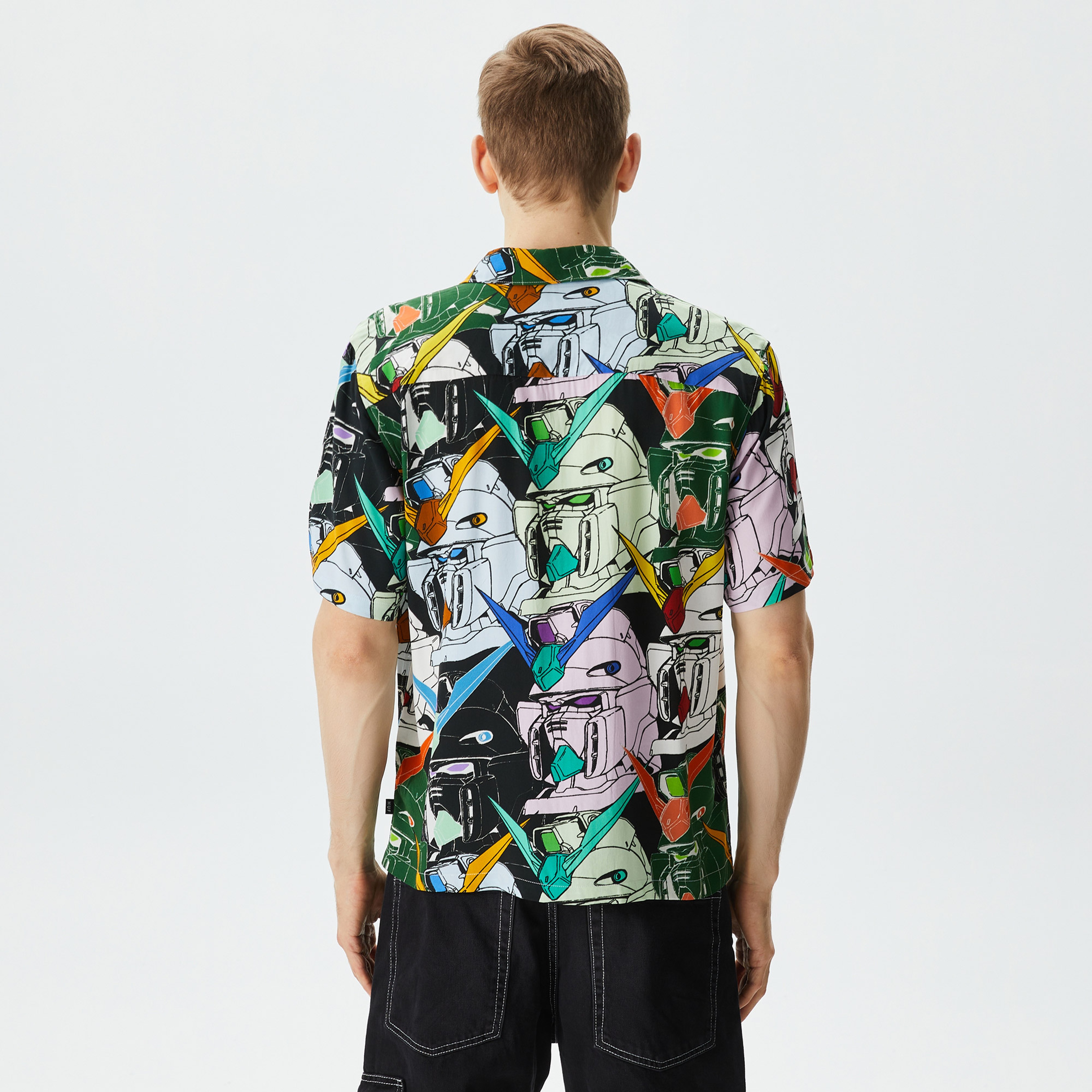 HUF Gundam Heads Resort Shirt Erkek Renkli Gömlek