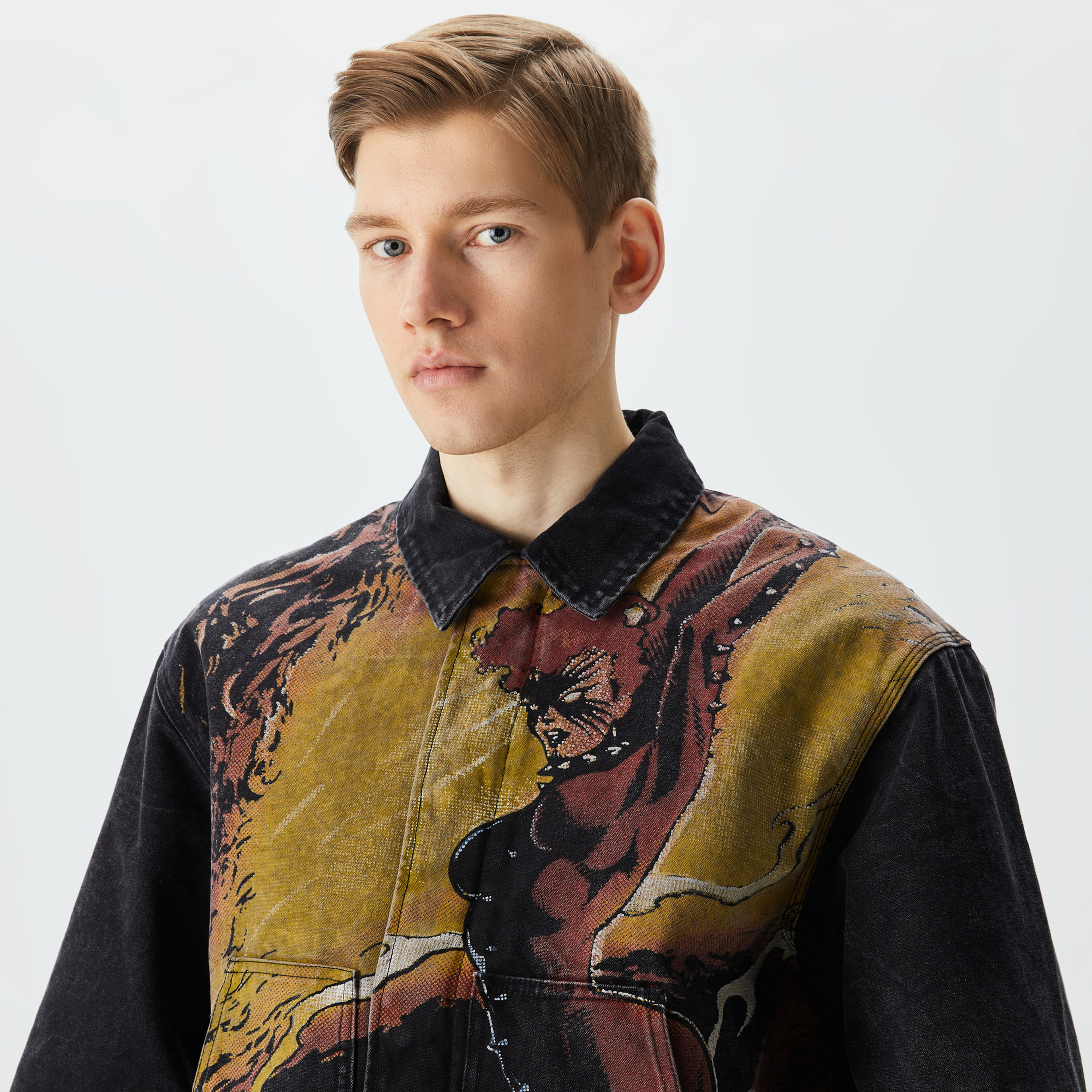 HUF Dark Phoenix Work Erkek Siyah Ceket