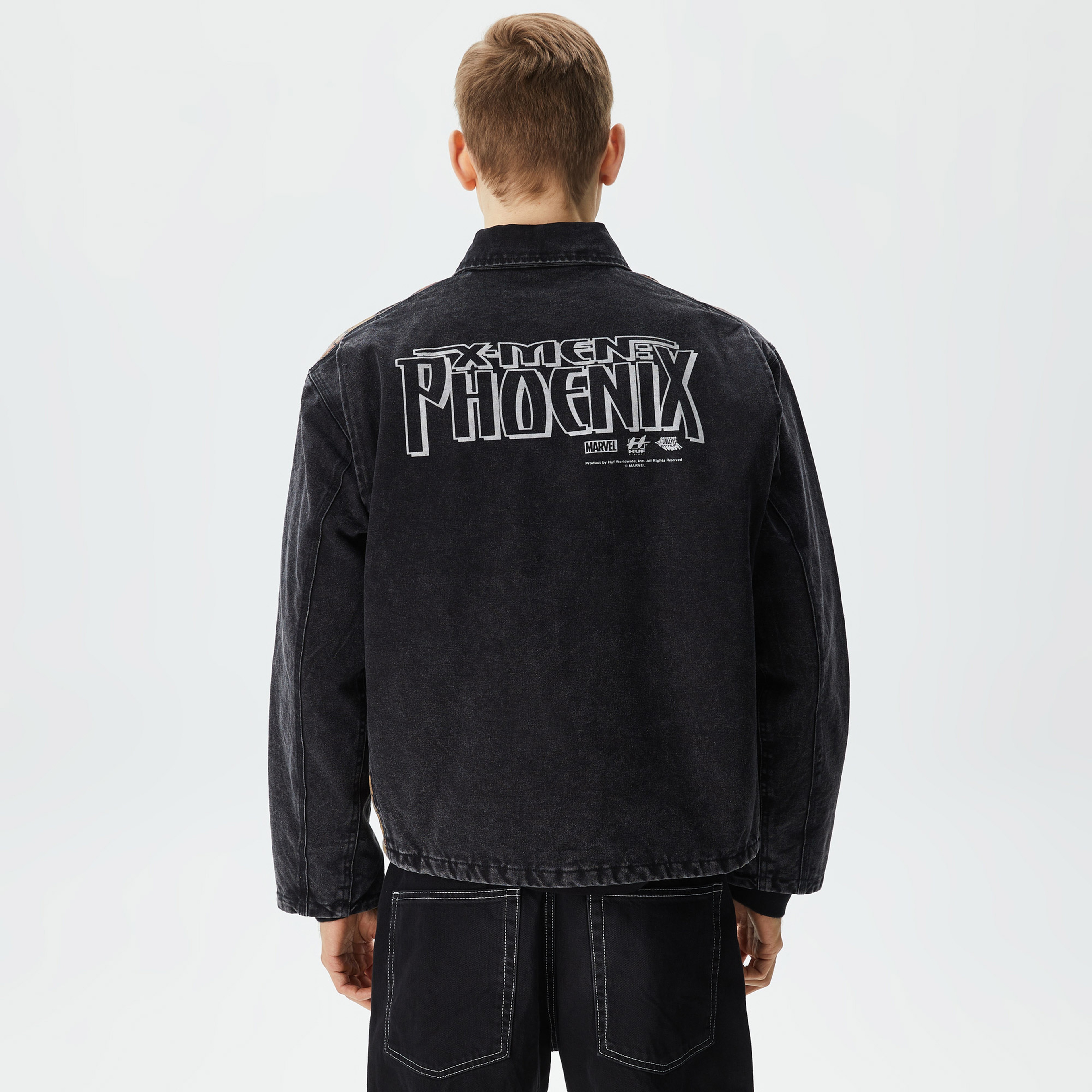 HUF Dark Phoenix Work Erkek Siyah Ceket