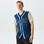 Karl Kani Trekking Block Pinstripe Baseball Erkek Mavi Gömlek