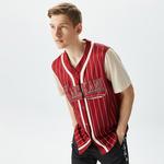 Karl Kani Trekking Block Pinstripe Baseball Erkek Kırmızı Gömlek