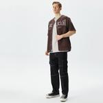 Karl Kani Woven Retro Corduroy Baseball Erkek Kahverengi Gömlek